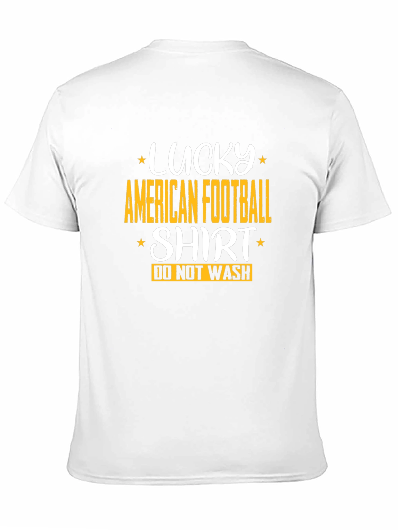 Lucky American Football Shirt - Mens Black Tee