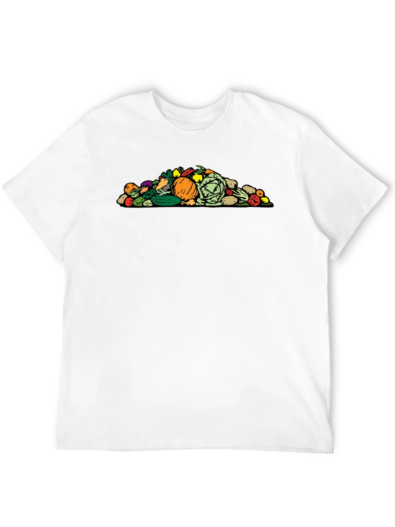 Vegetable Pile Graphic T-Shirt