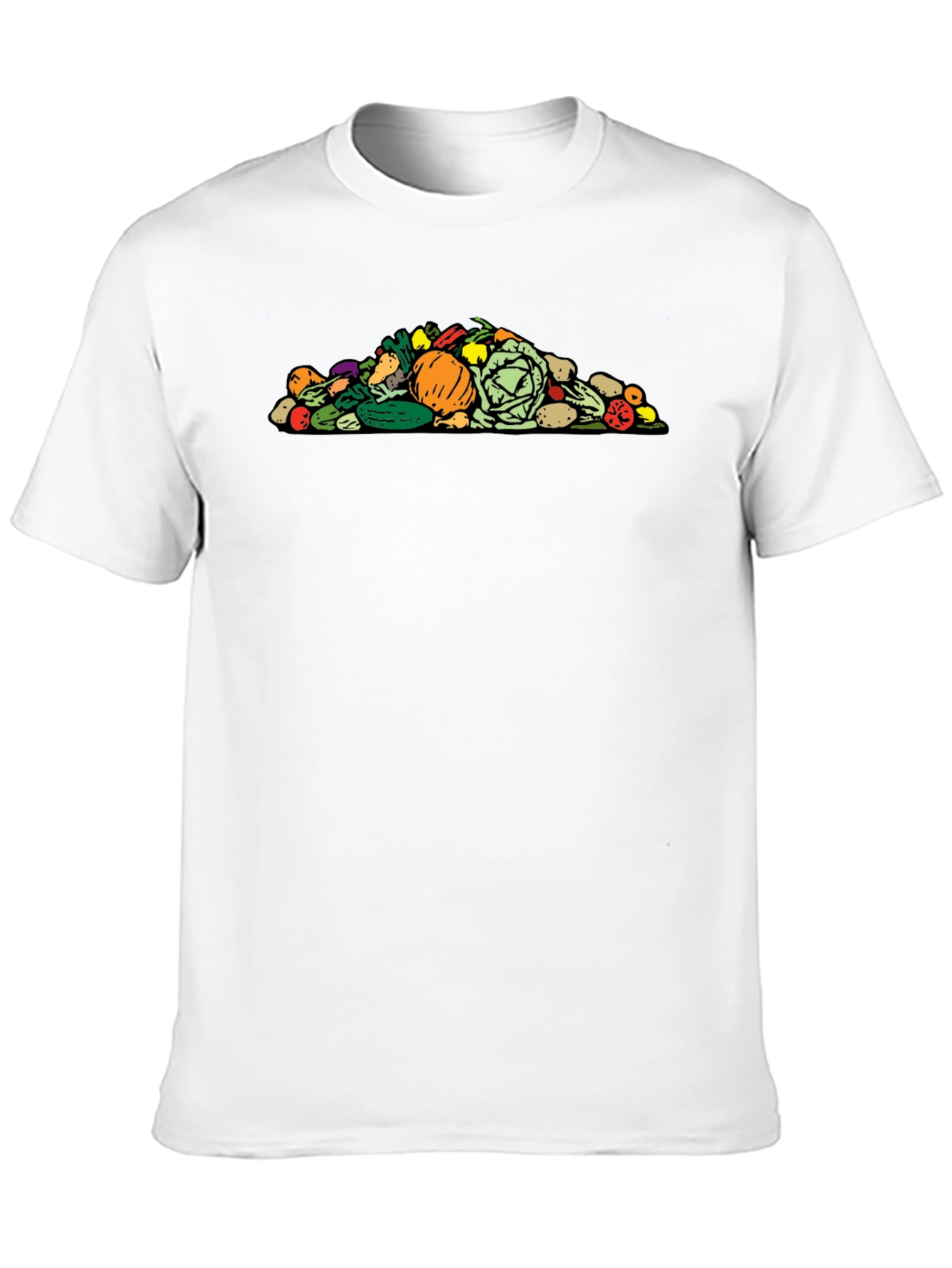 Vegetable Pile Graphic T-Shirt