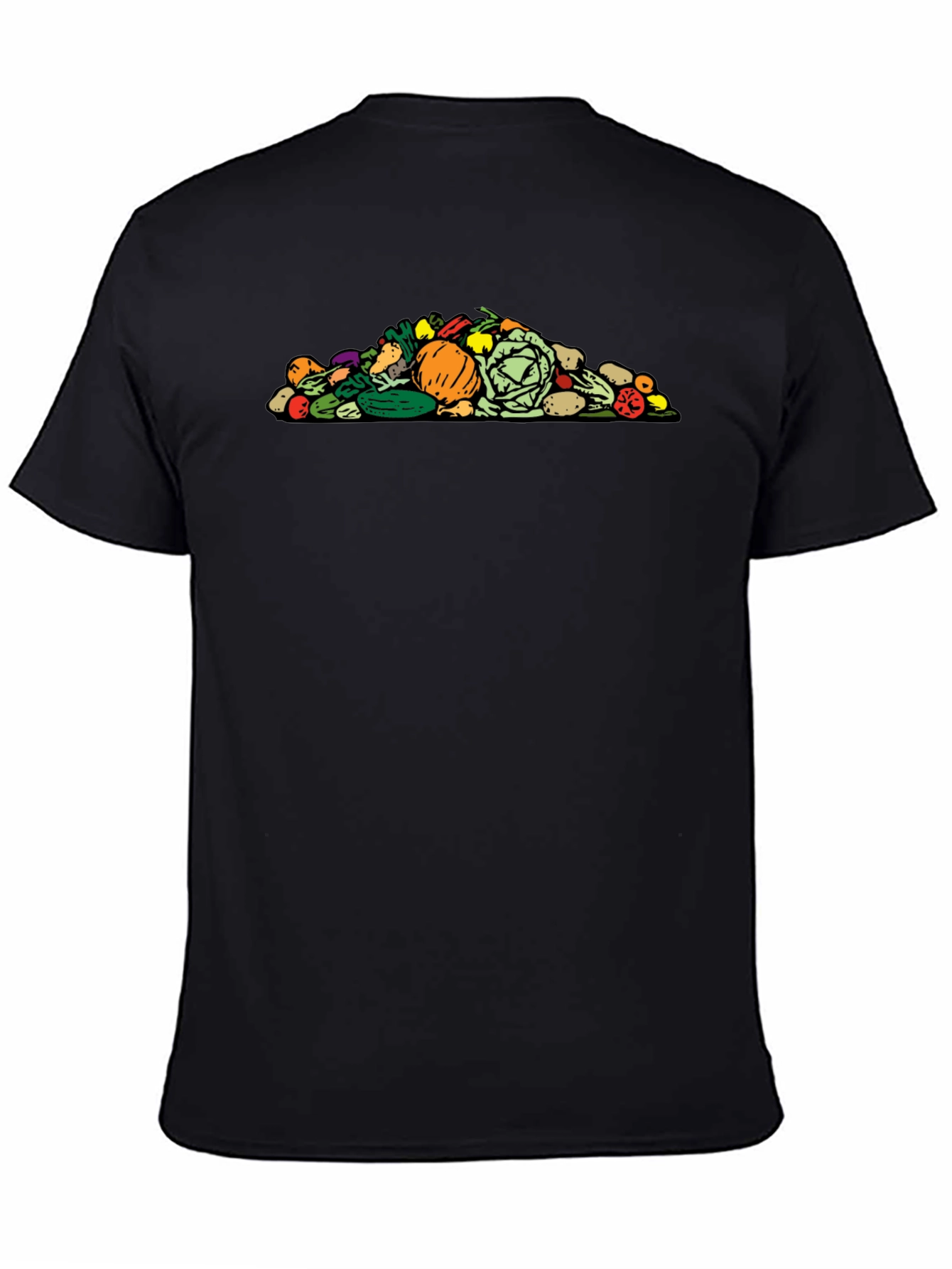 Vegetable Pile Graphic T-Shirt
