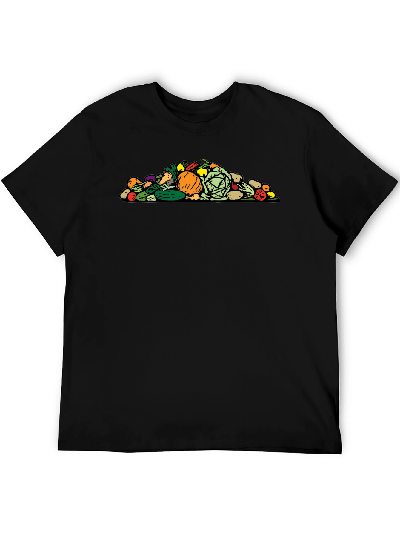 Vegetable Pile Graphic T-Shirt