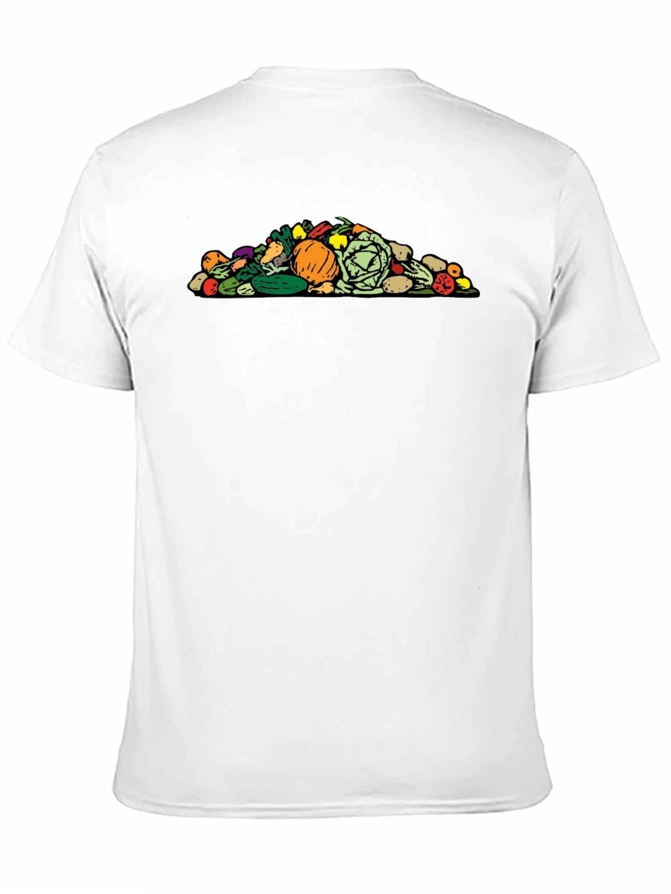 Vegetable Pile Graphic T-Shirt