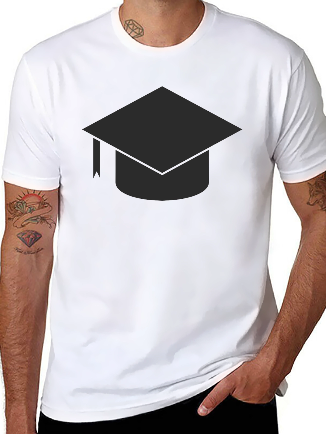 Graduation Cap Graphic T-Shirt - Celebrate Success!