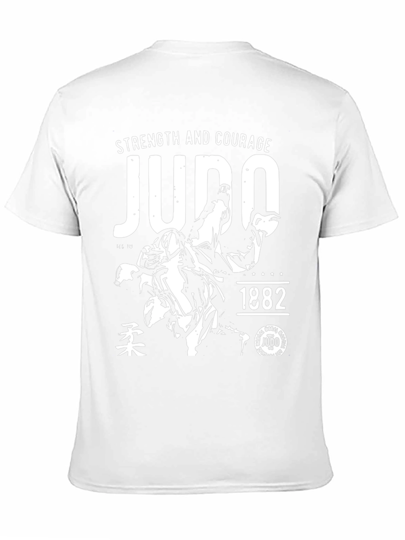 Judo T-Shirt: Strength and Courage Martial Arts Tee