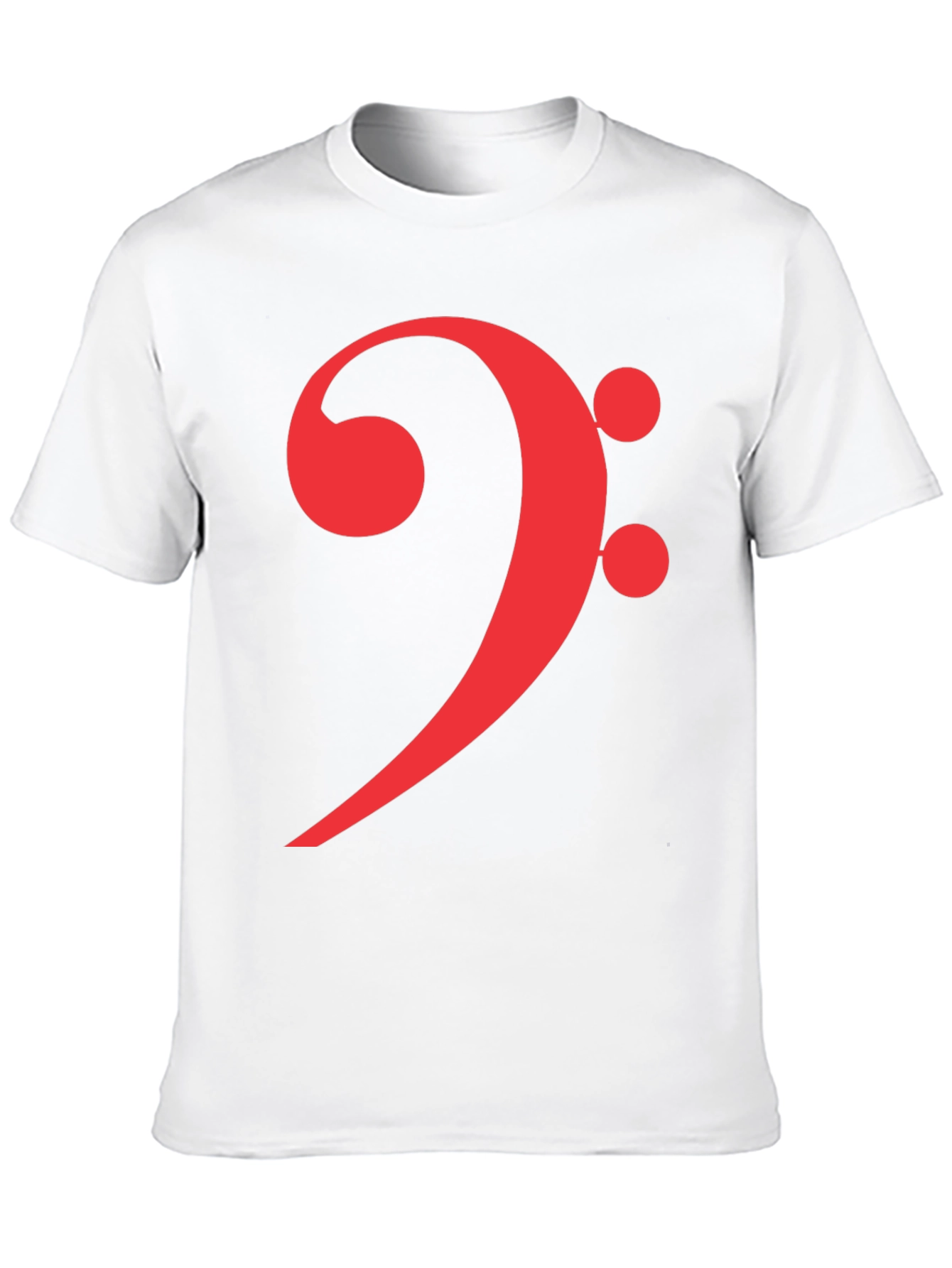 Bass Clef Graphic Tee - Black