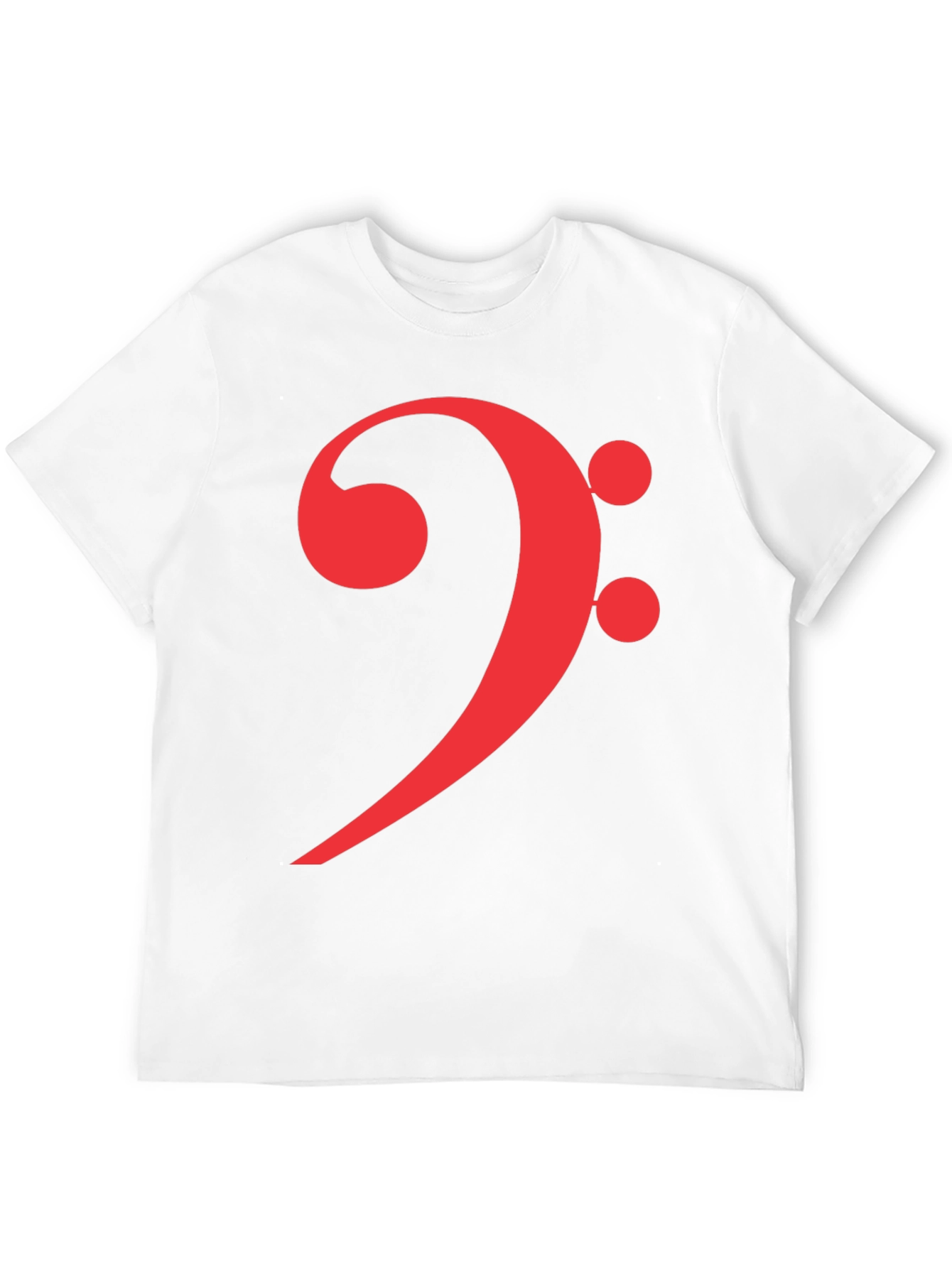 Bass Clef Graphic Tee - Black