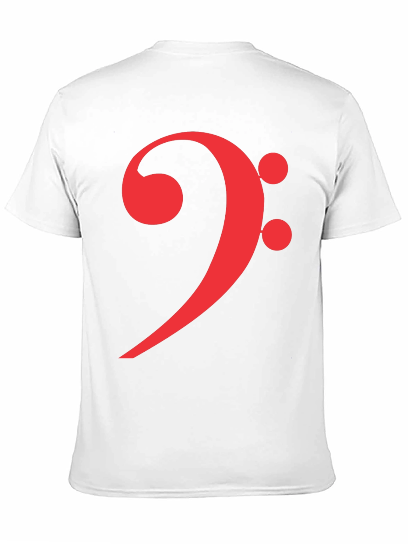 Bass Clef Graphic Tee - Black