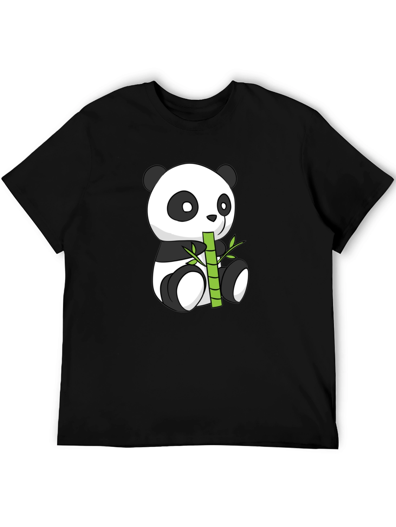 Panda Eating Bamboo Graphic Tee