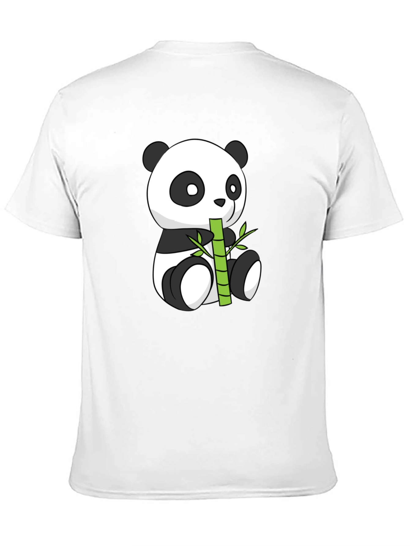 Panda Eating Bamboo Graphic Tee