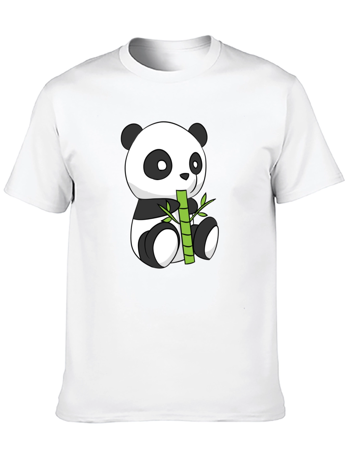 Panda Eating Bamboo Graphic Tee