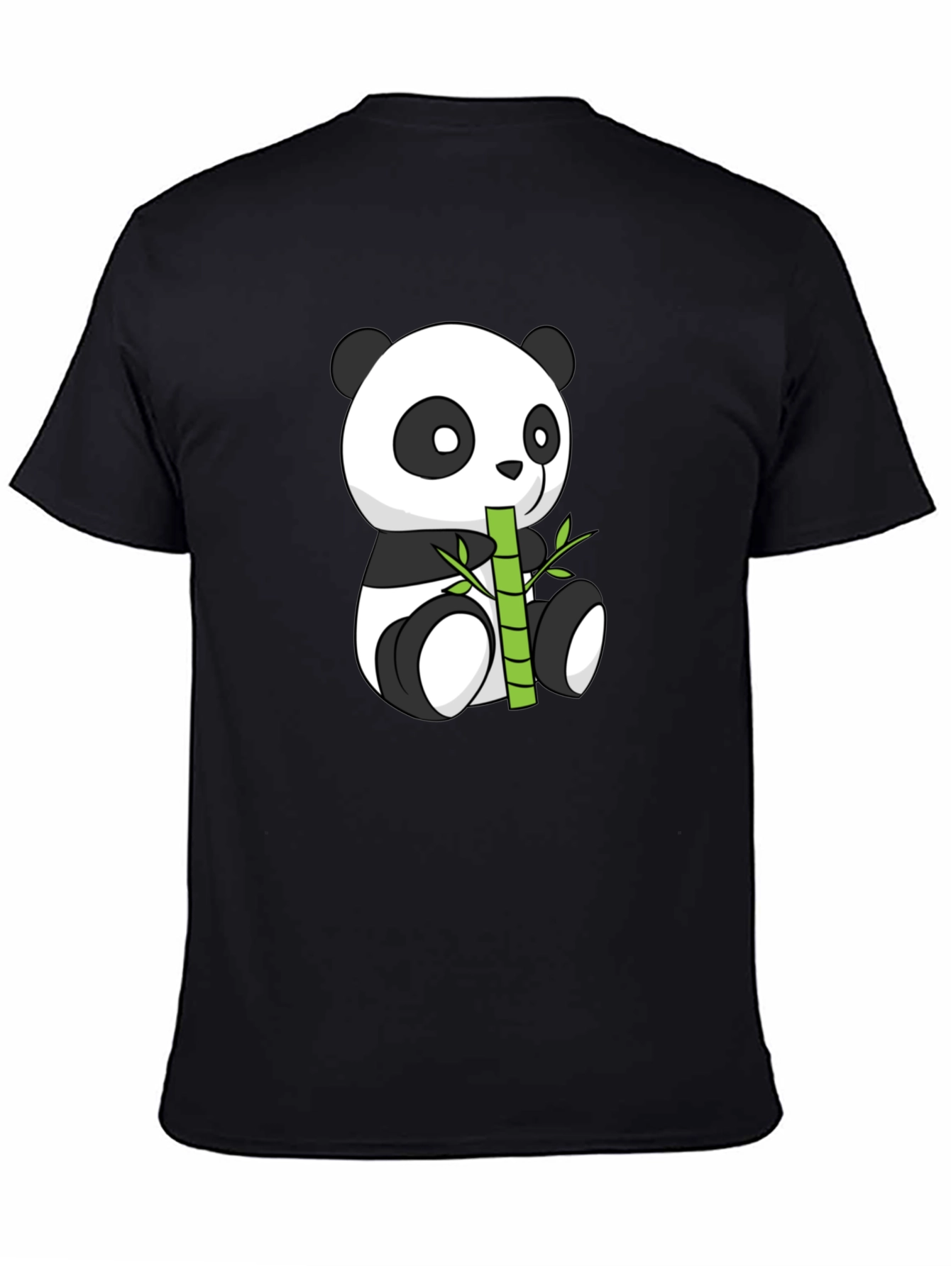 Panda Eating Bamboo Graphic Tee