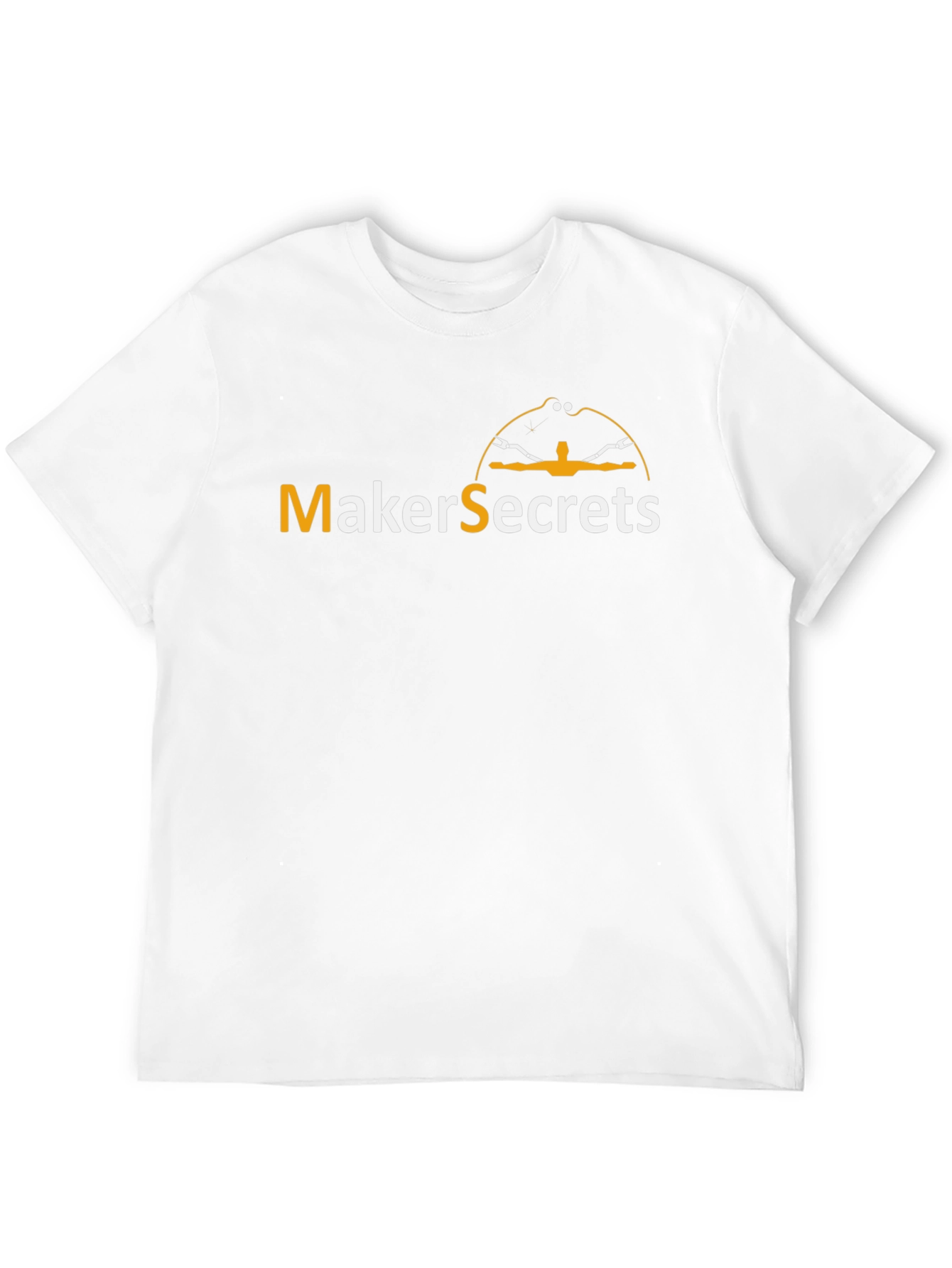 MakerSecrets Graphic Tee - Black Cotton T-Shirt