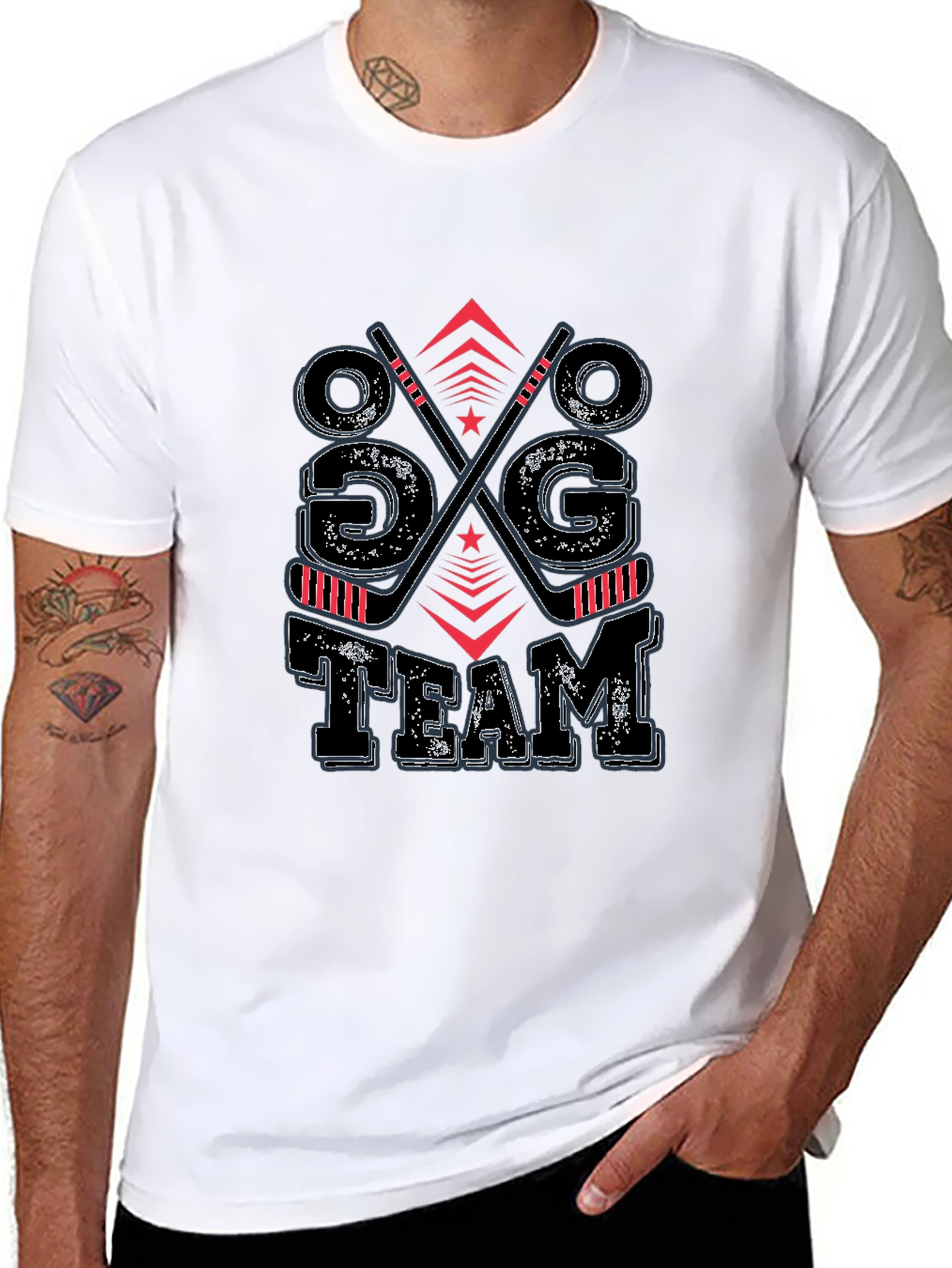 Hockey Team Graphic T-Shirt