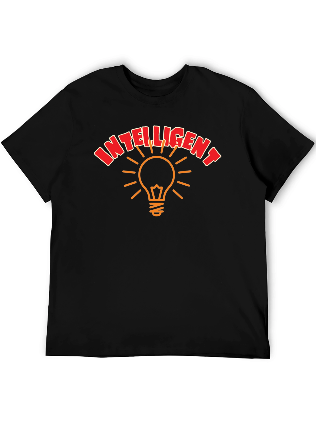 Intelligent Light Bulb Graphic T-Shirt