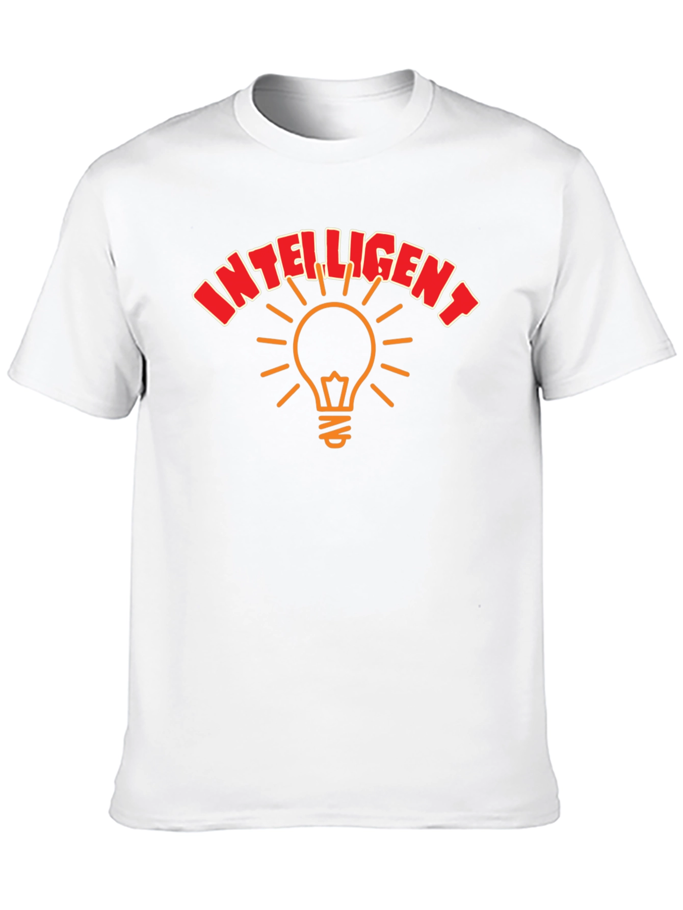 Intelligent Light Bulb Graphic T-Shirt