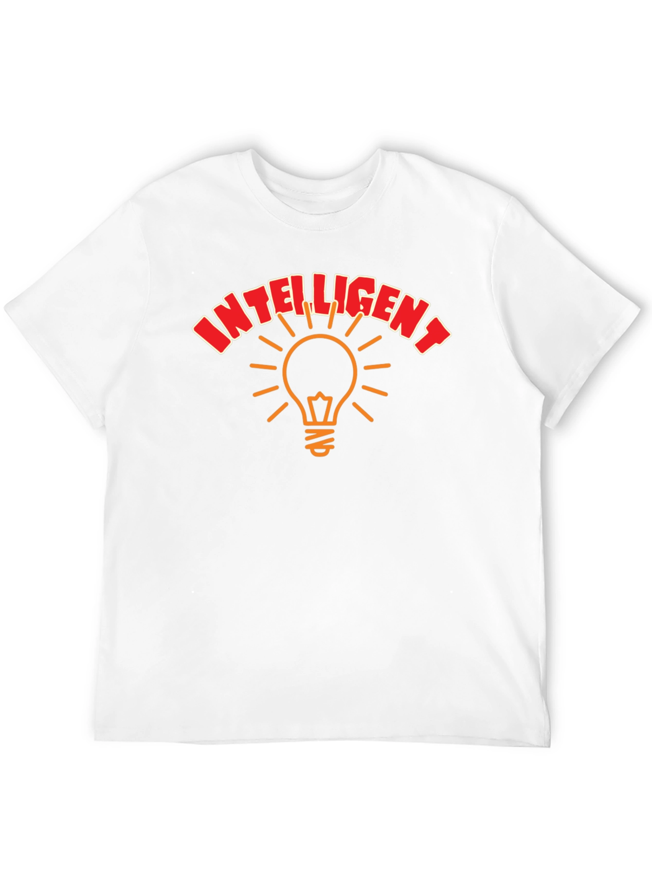 Intelligent Light Bulb Graphic T-Shirt