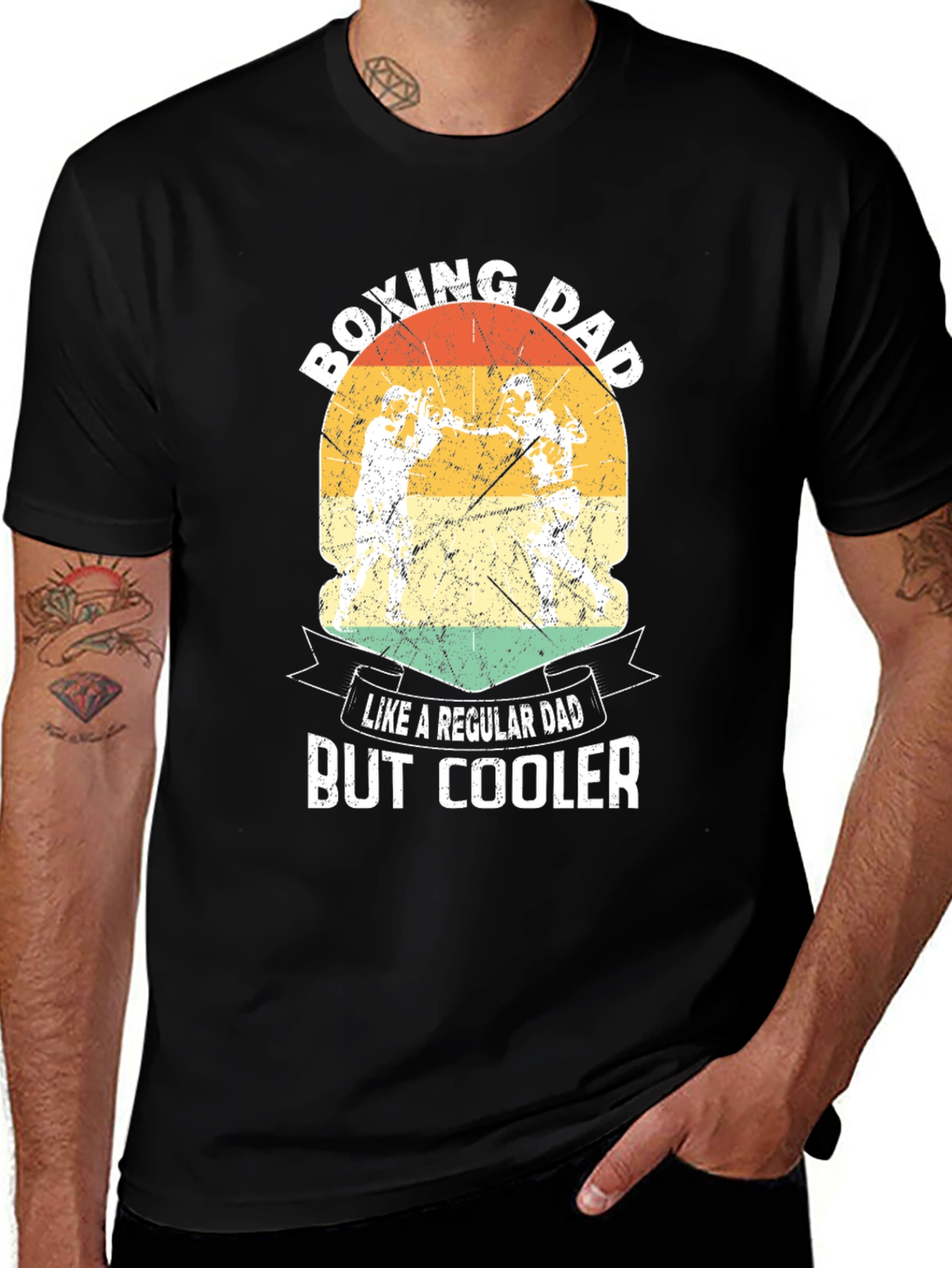 Boxing Dad T-Shirt - Cooler Than Regular Dads!