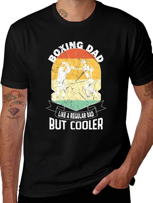 Boxing Dad T-Shirt - Cooler Than Regular Dads!