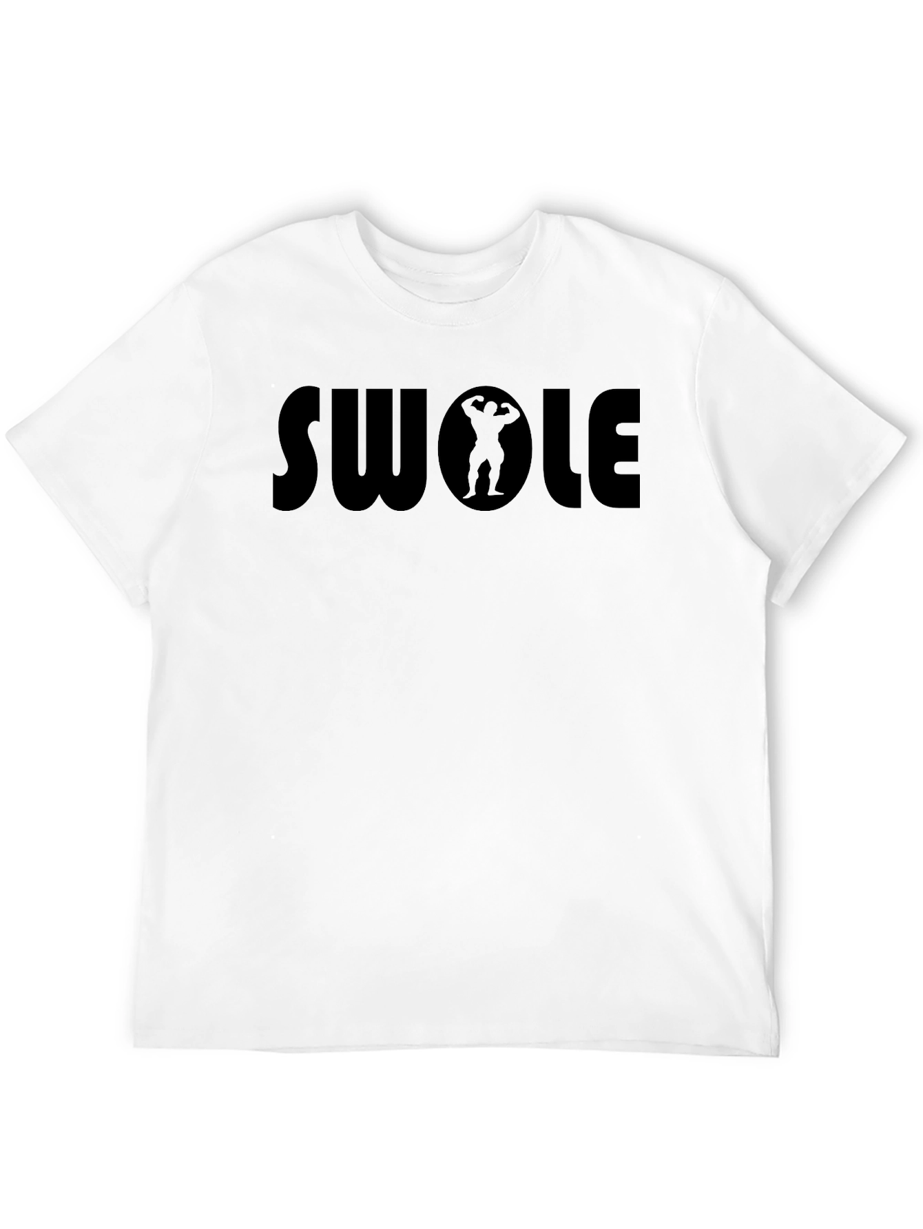 Swole Black T-Shirt for Fitness Enthusiasts