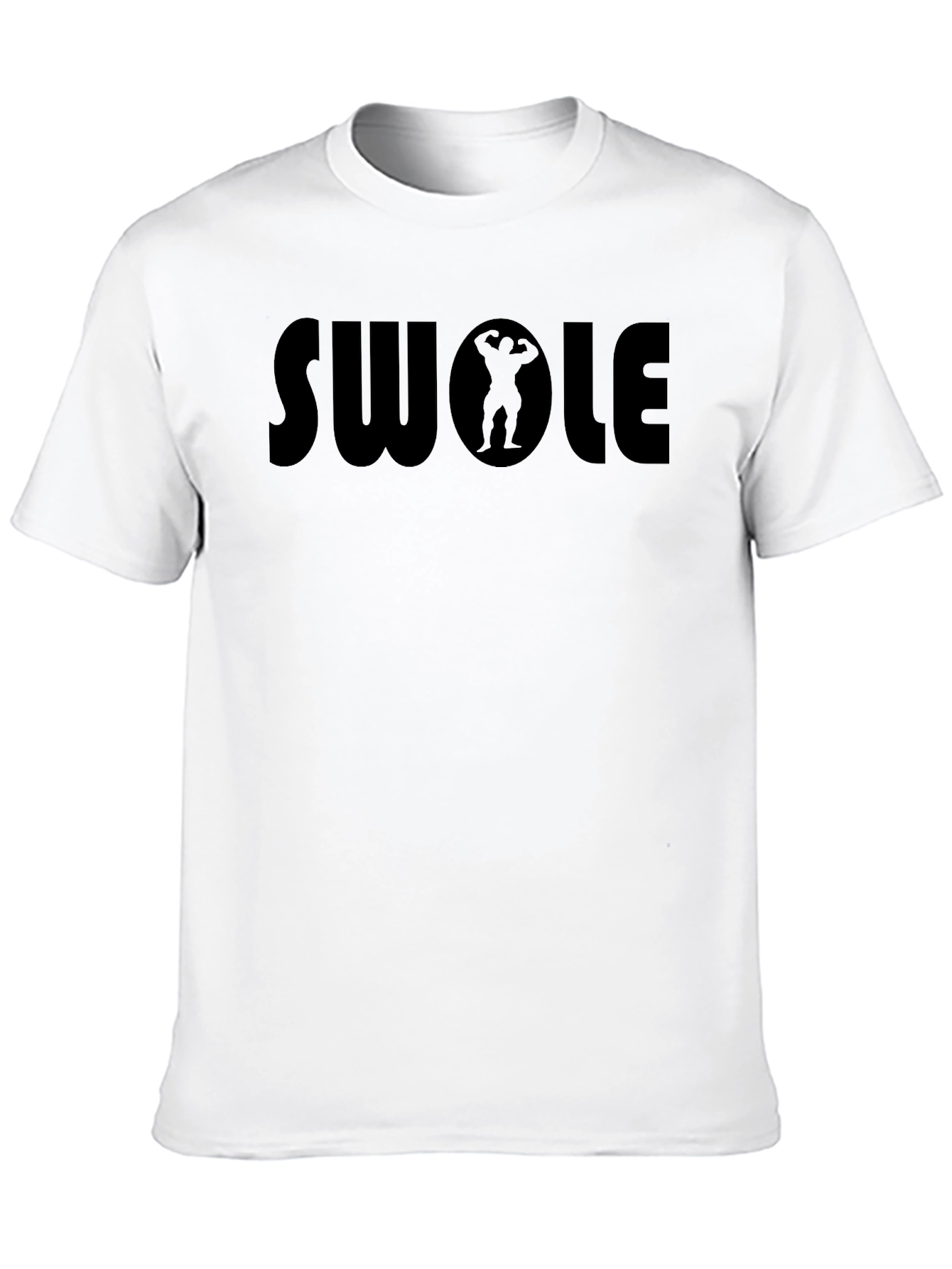 Swole Black T-Shirt for Fitness Enthusiasts