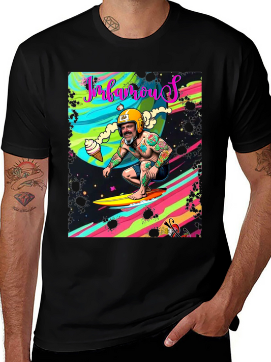 Infamous Surfer Graphic Tee - Retro Style