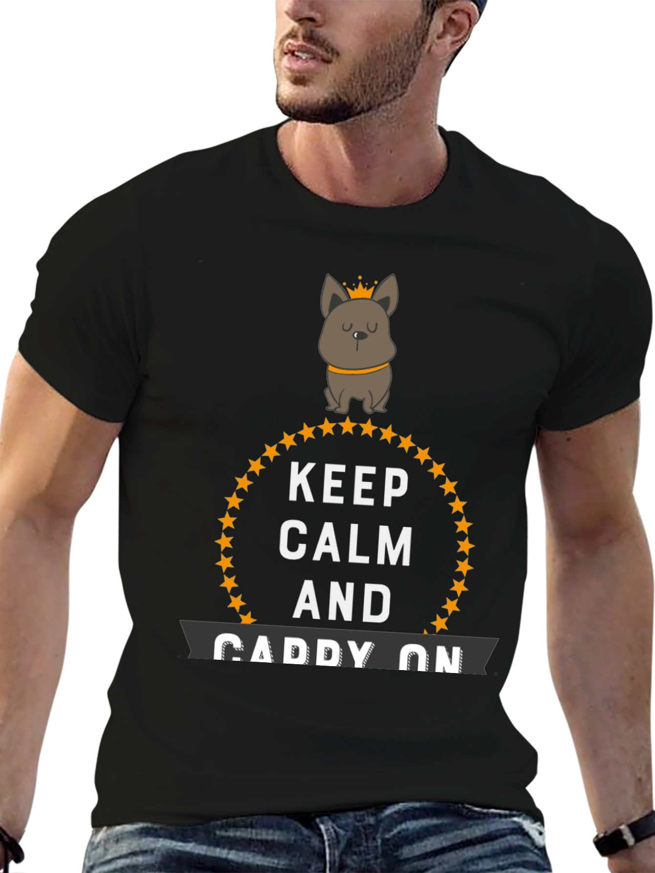 Keep Calm and Caddy On Novelty T-Shirt
