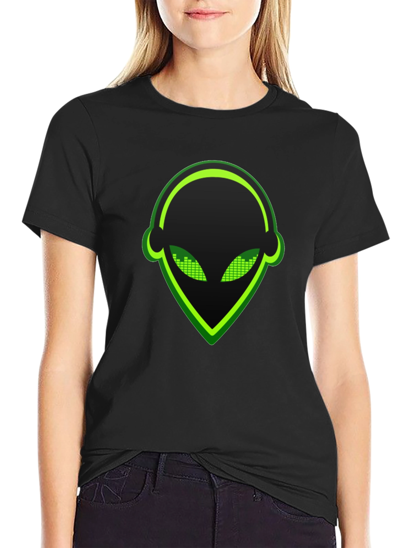 Alien DJ Headphone T-Shirt