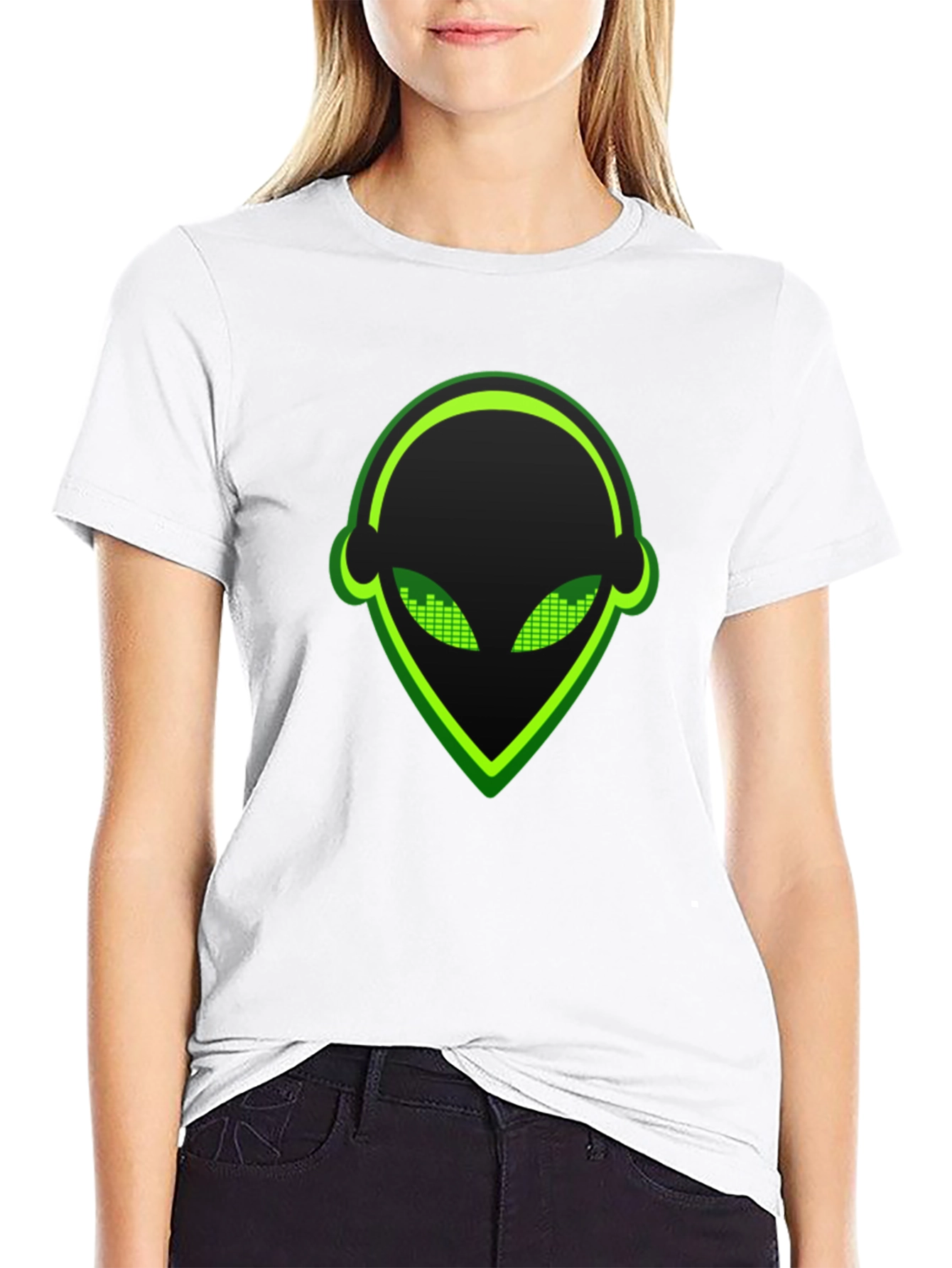 Alien DJ Headphone T-Shirt