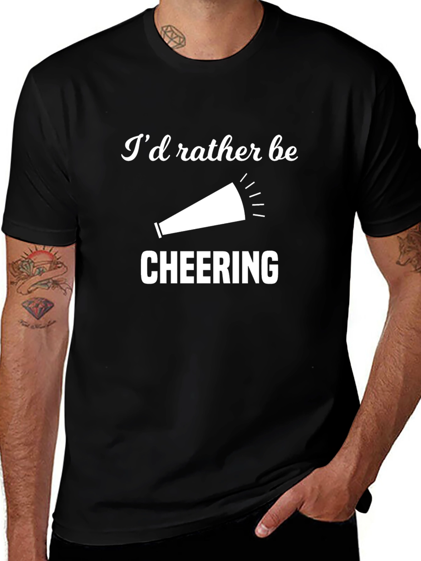 Cheering Fan Graphic T-Shirt
