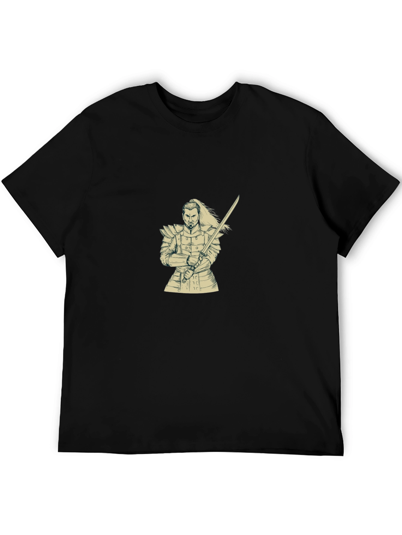 Samurai Graphic Black T-Shirt