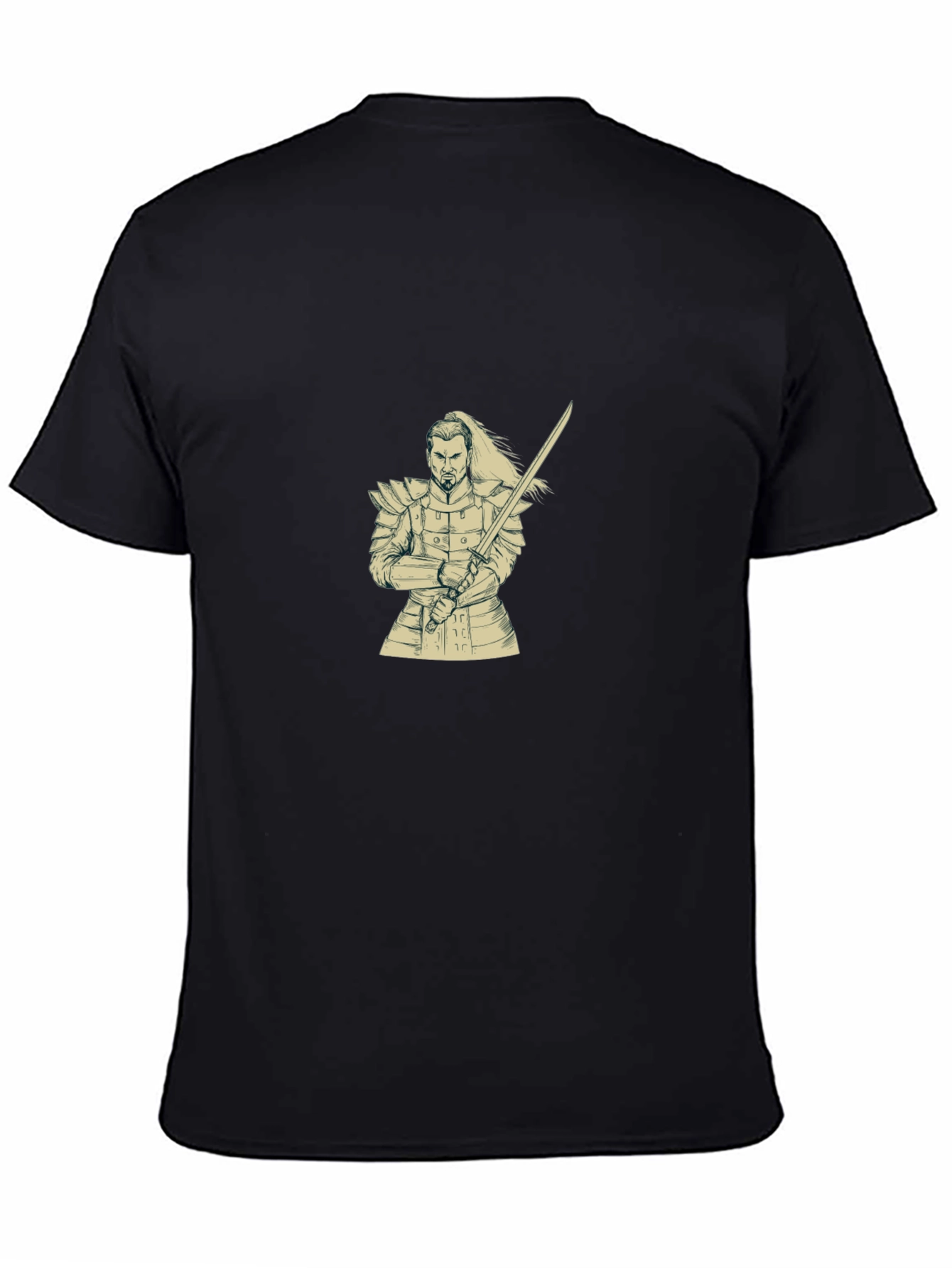 Samurai Graphic Black T-Shirt