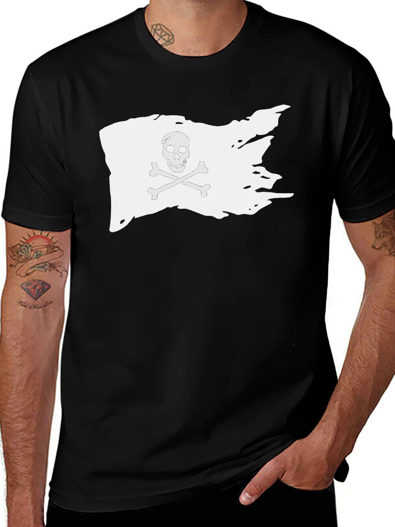 Pirate Flag T-Shirt - Skull & Crossbones Tee