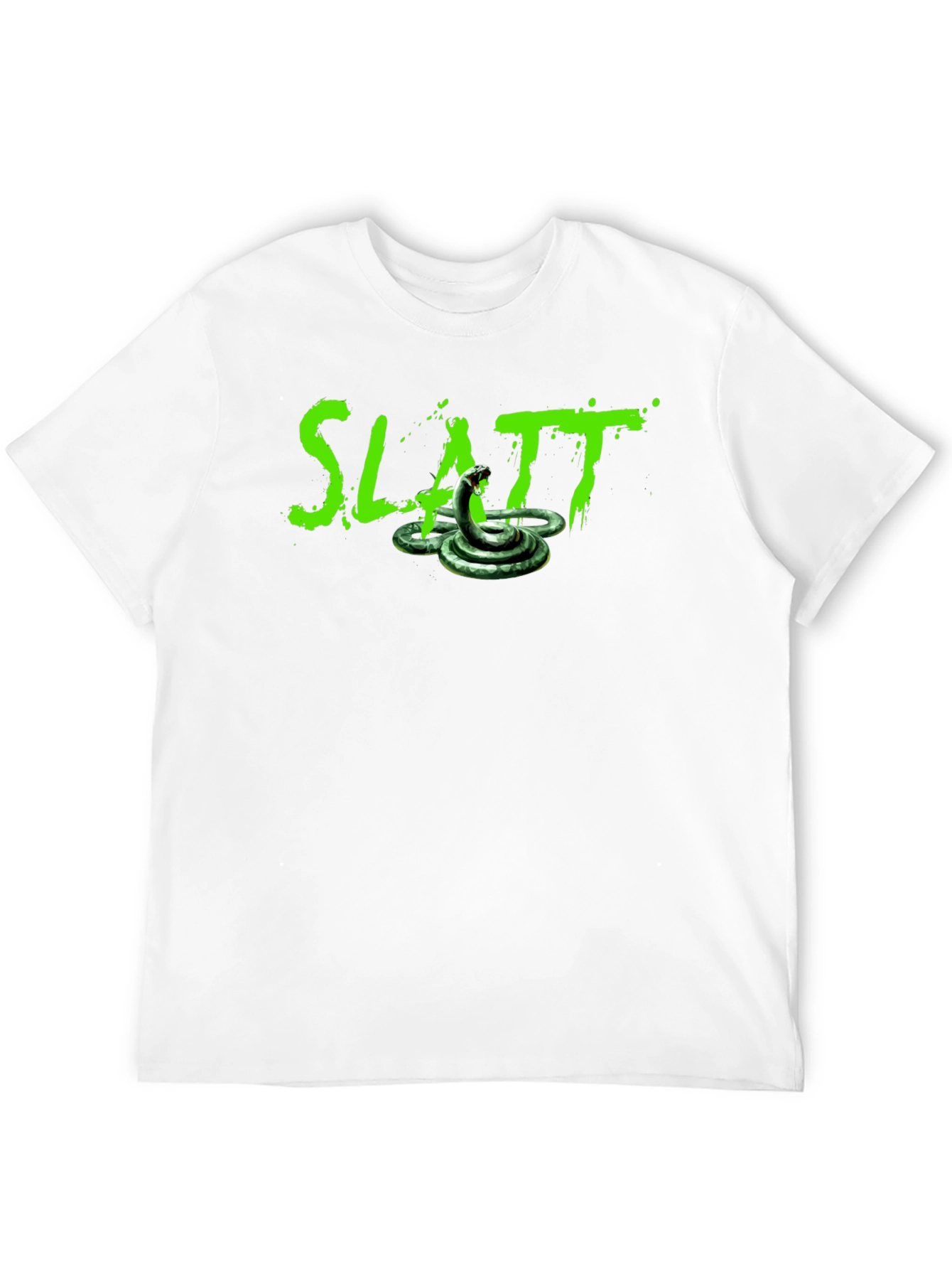 Slatt Snake Graphic Tee - Mens Black T-Shirt