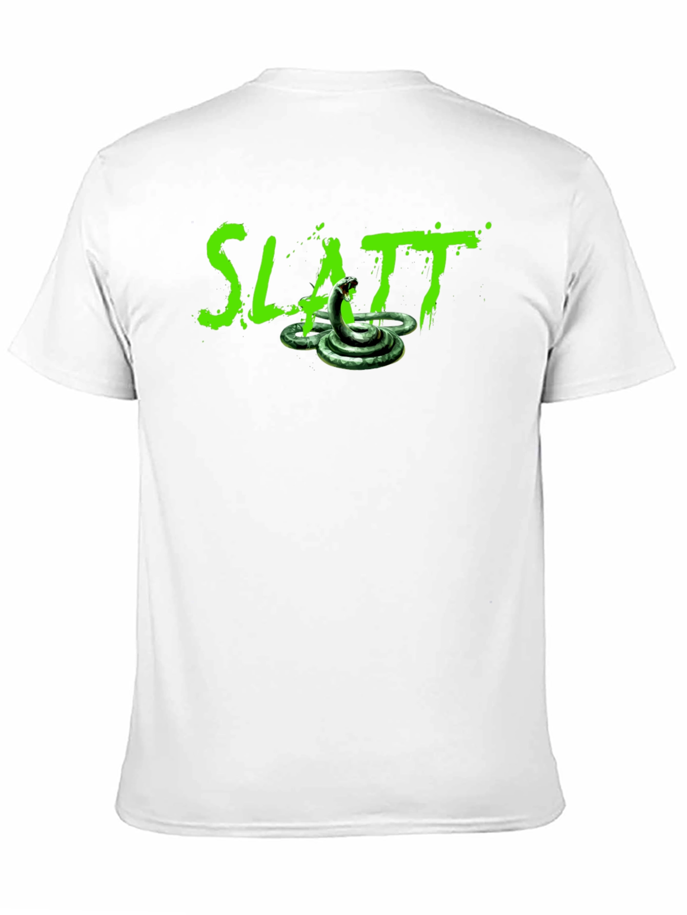 Slatt Snake Graphic Tee - Mens Black T-Shirt