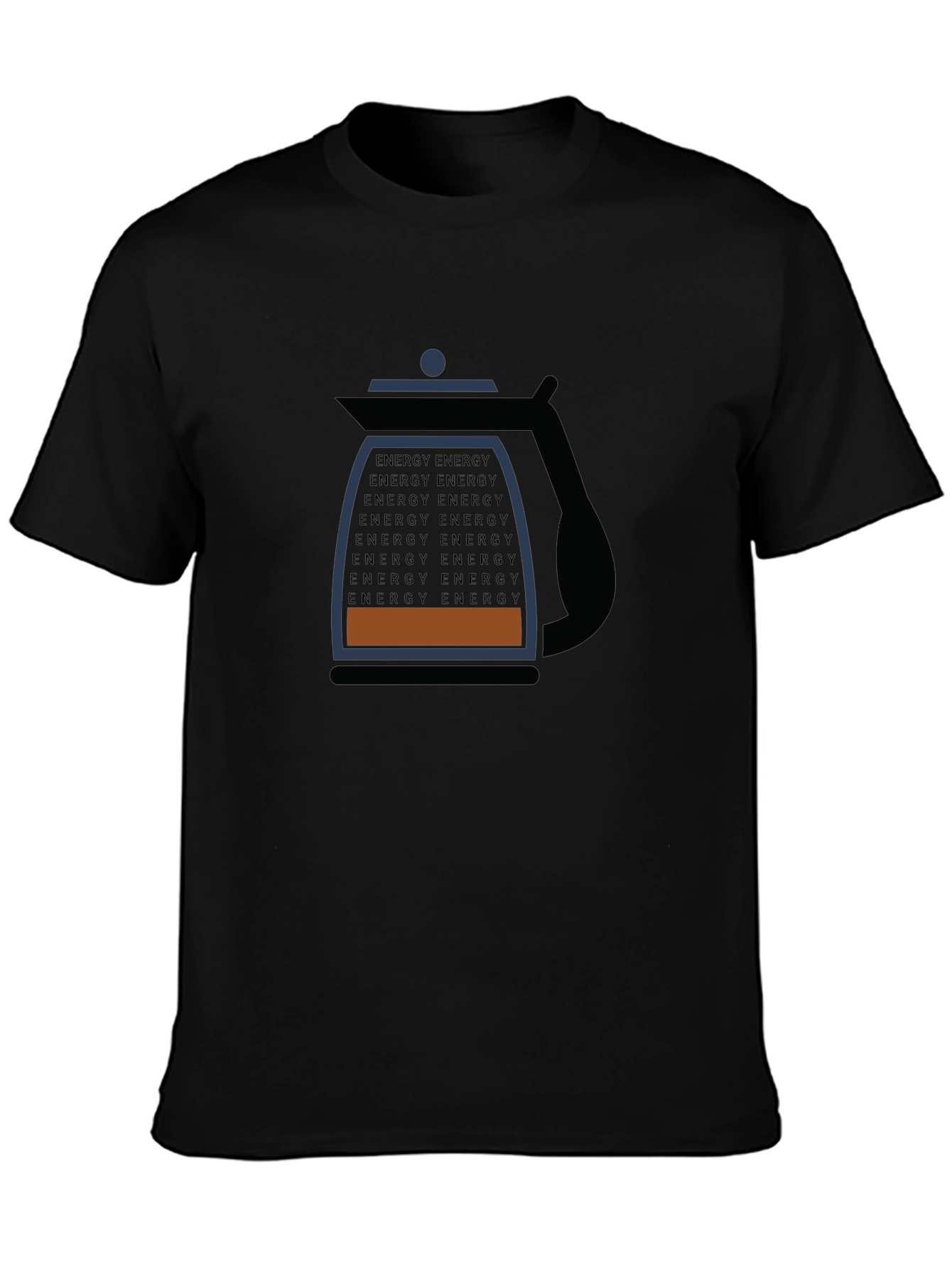 Energy Coffee Tee - Black Graphic T-Shirt