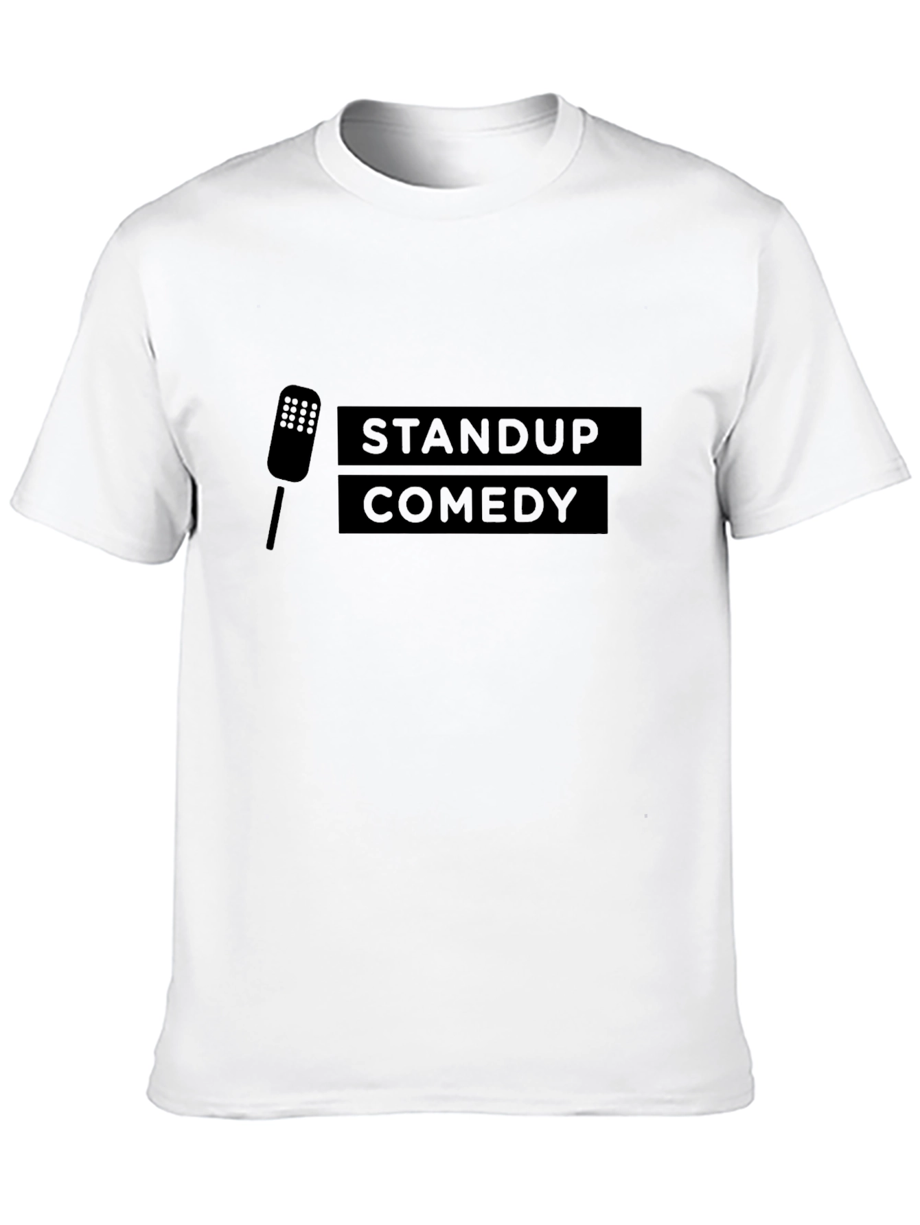 Stand-Up Comedy Black Graphic Tee