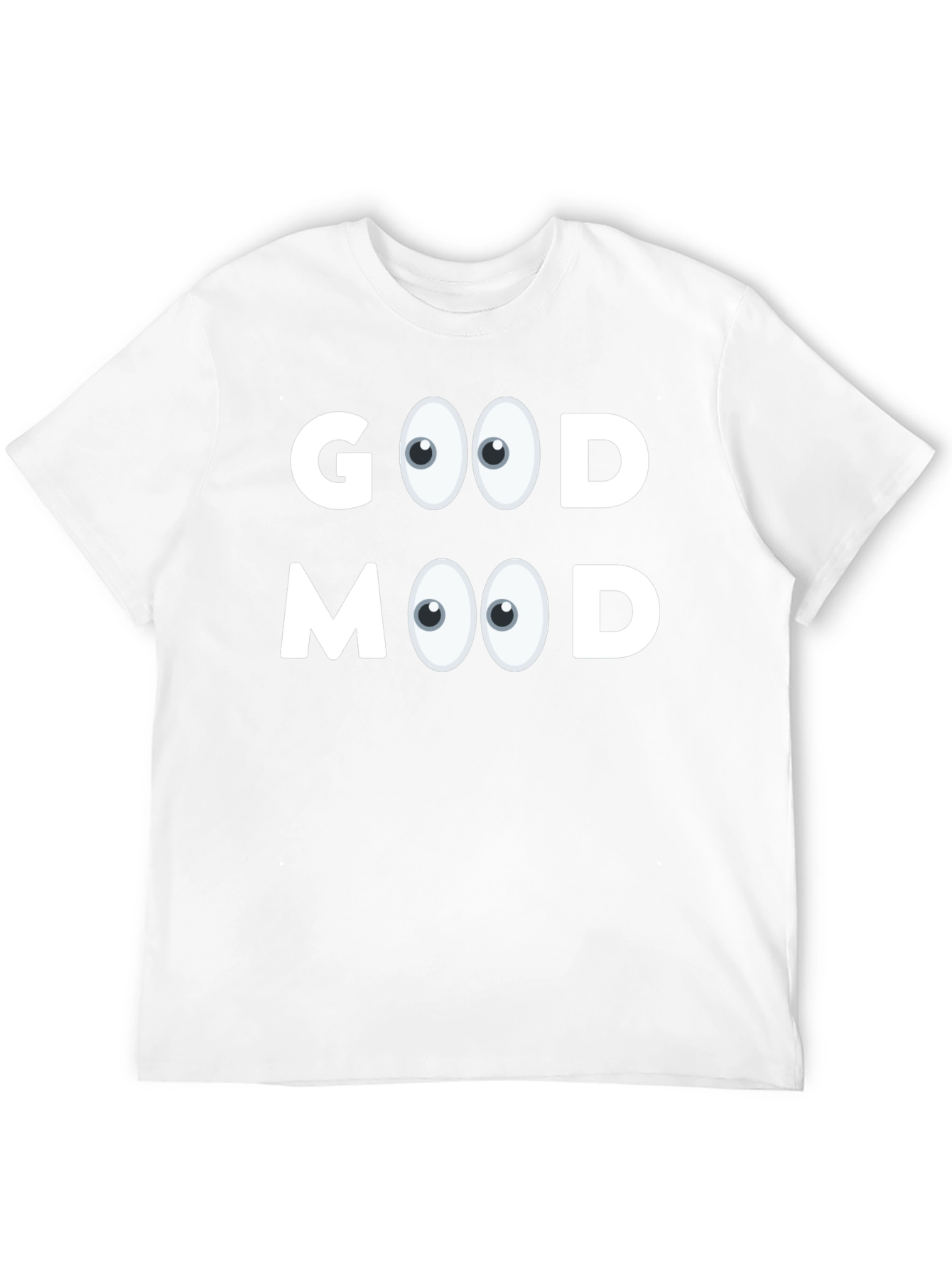 Good Mood Graphic Tee - Black Cotton Blend