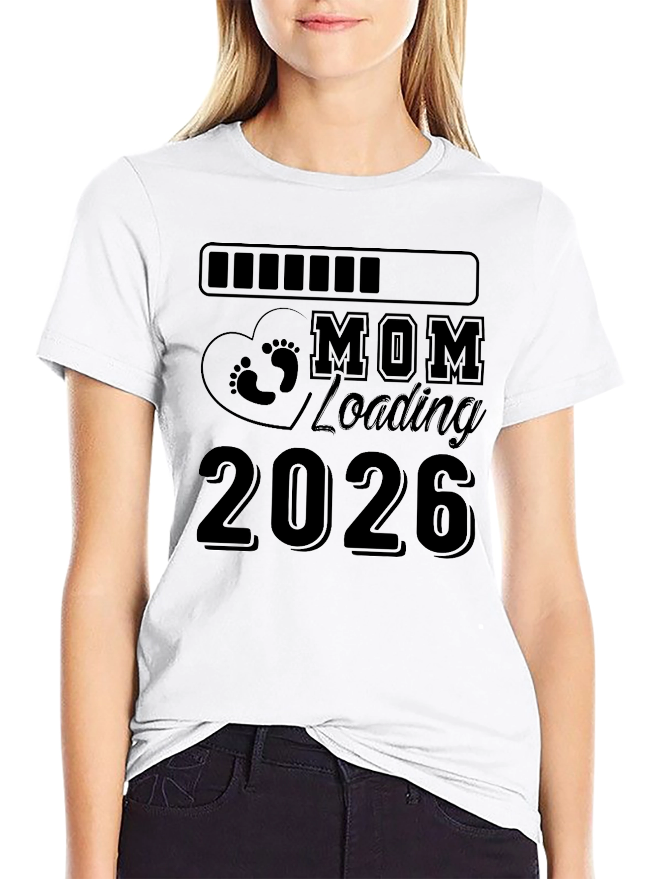 Mom Loading 2026 T-Shirt