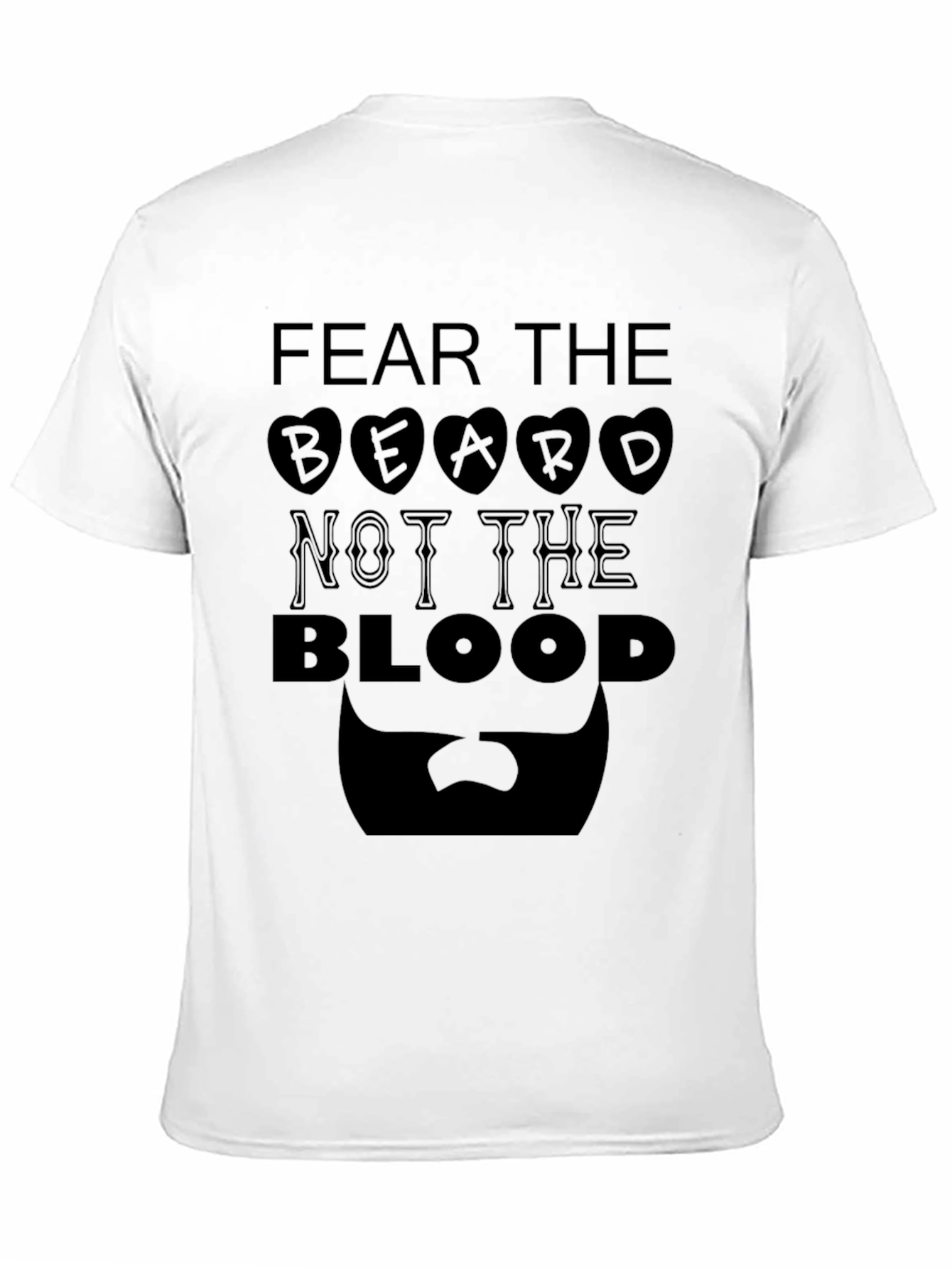 Fear The Beard Graphic T-Shirt - Mens