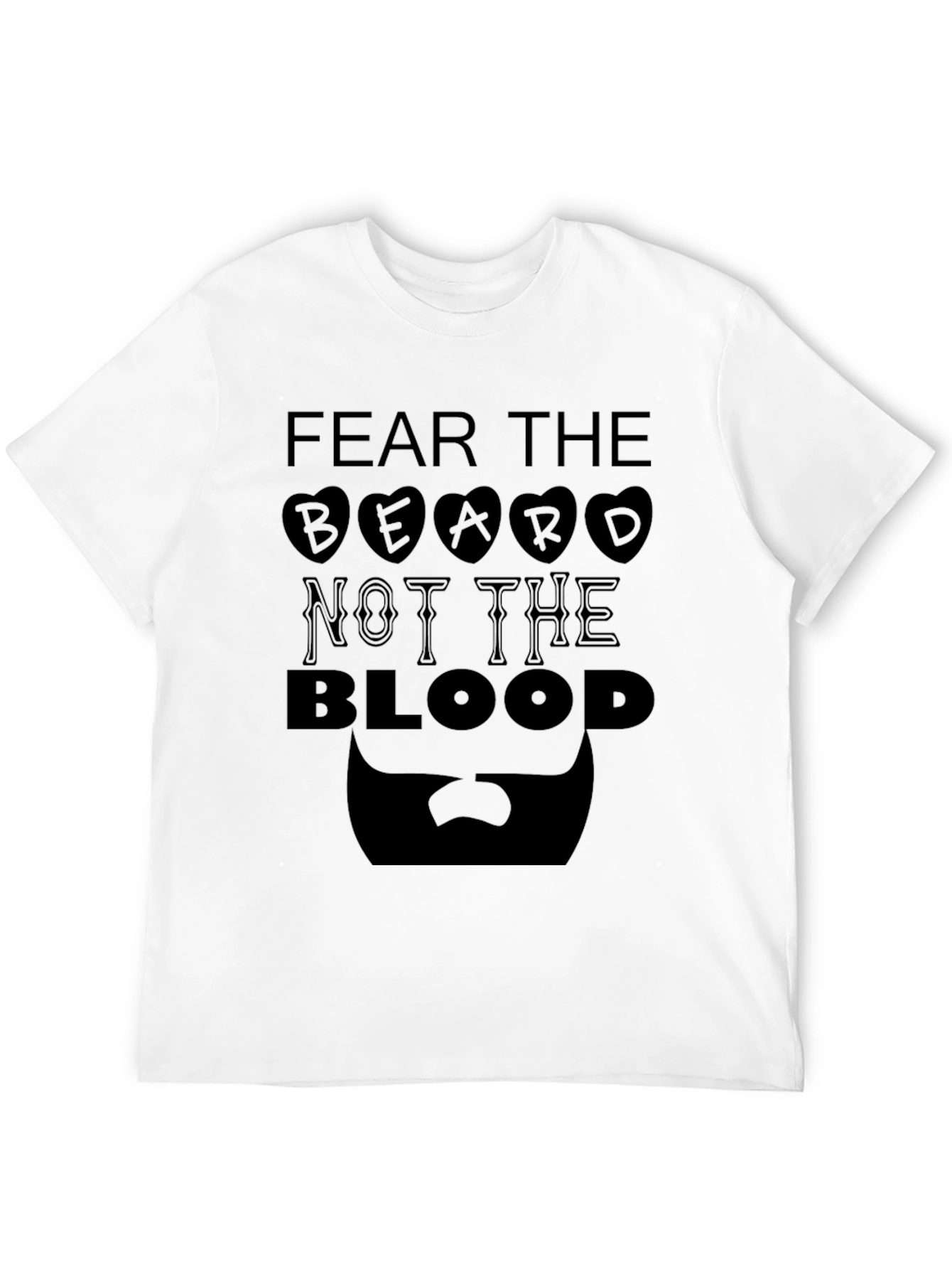 Fear The Beard Graphic T-Shirt - Mens