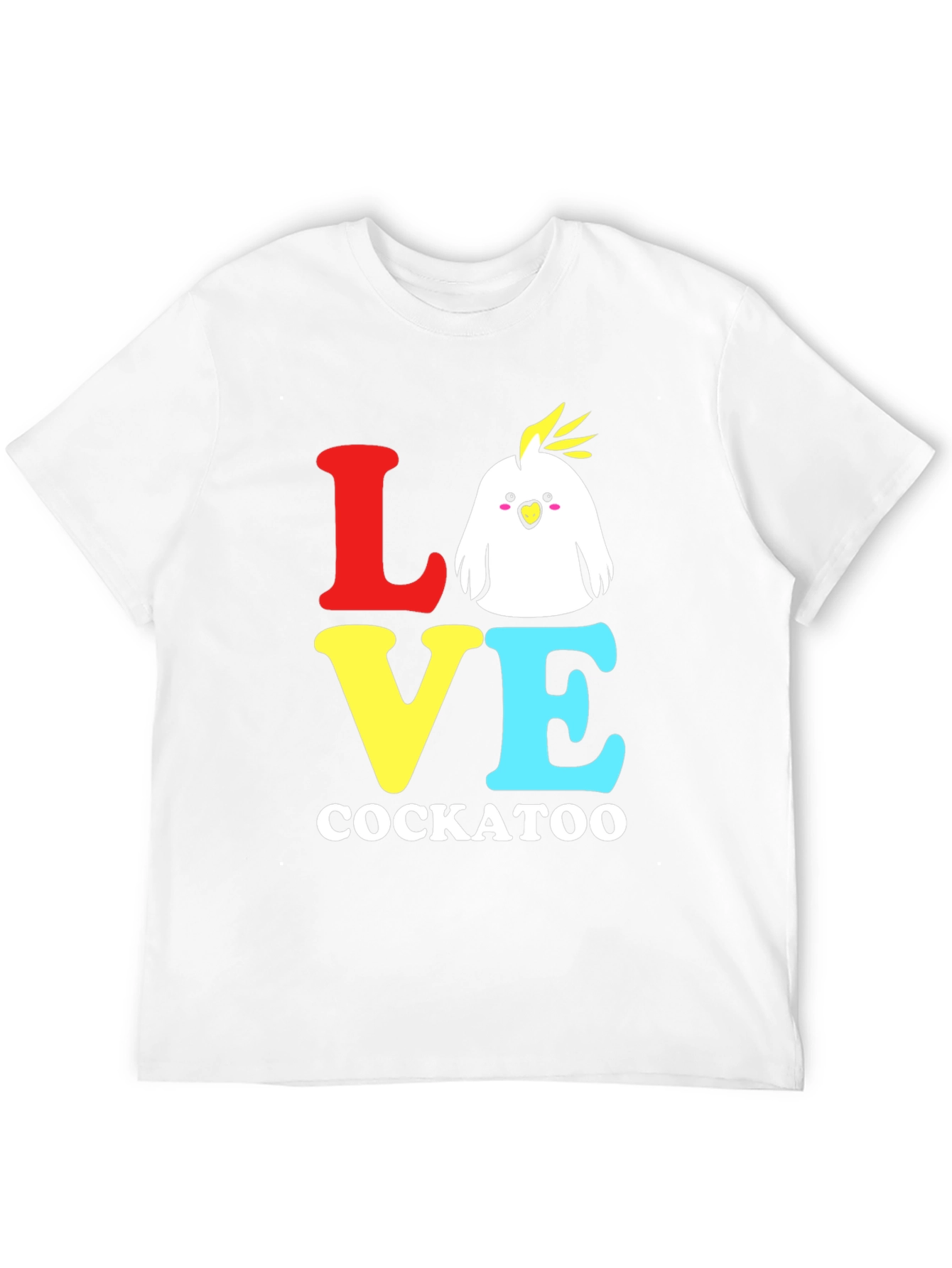 Love Cockatoo Graphic Tee - Black T-Shirt