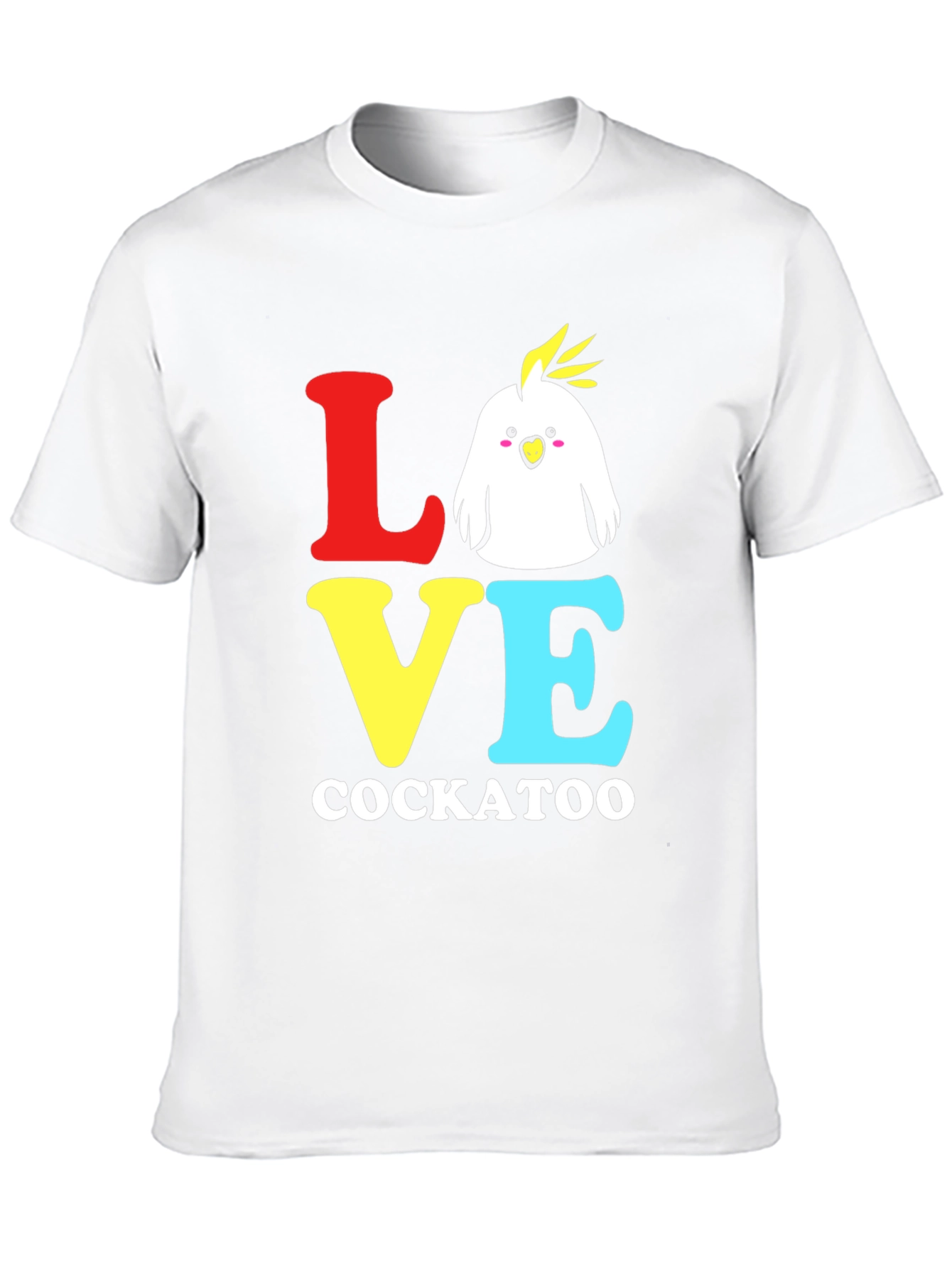 Love Cockatoo Graphic Tee - Black T-Shirt