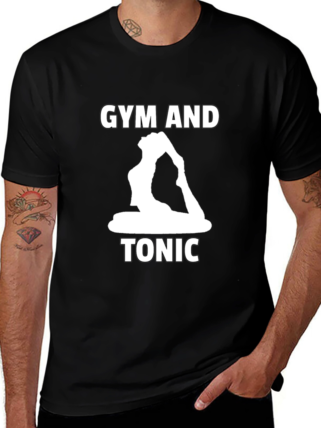 Gym and Tonic Graphic T-Shirt - Yoga Lover