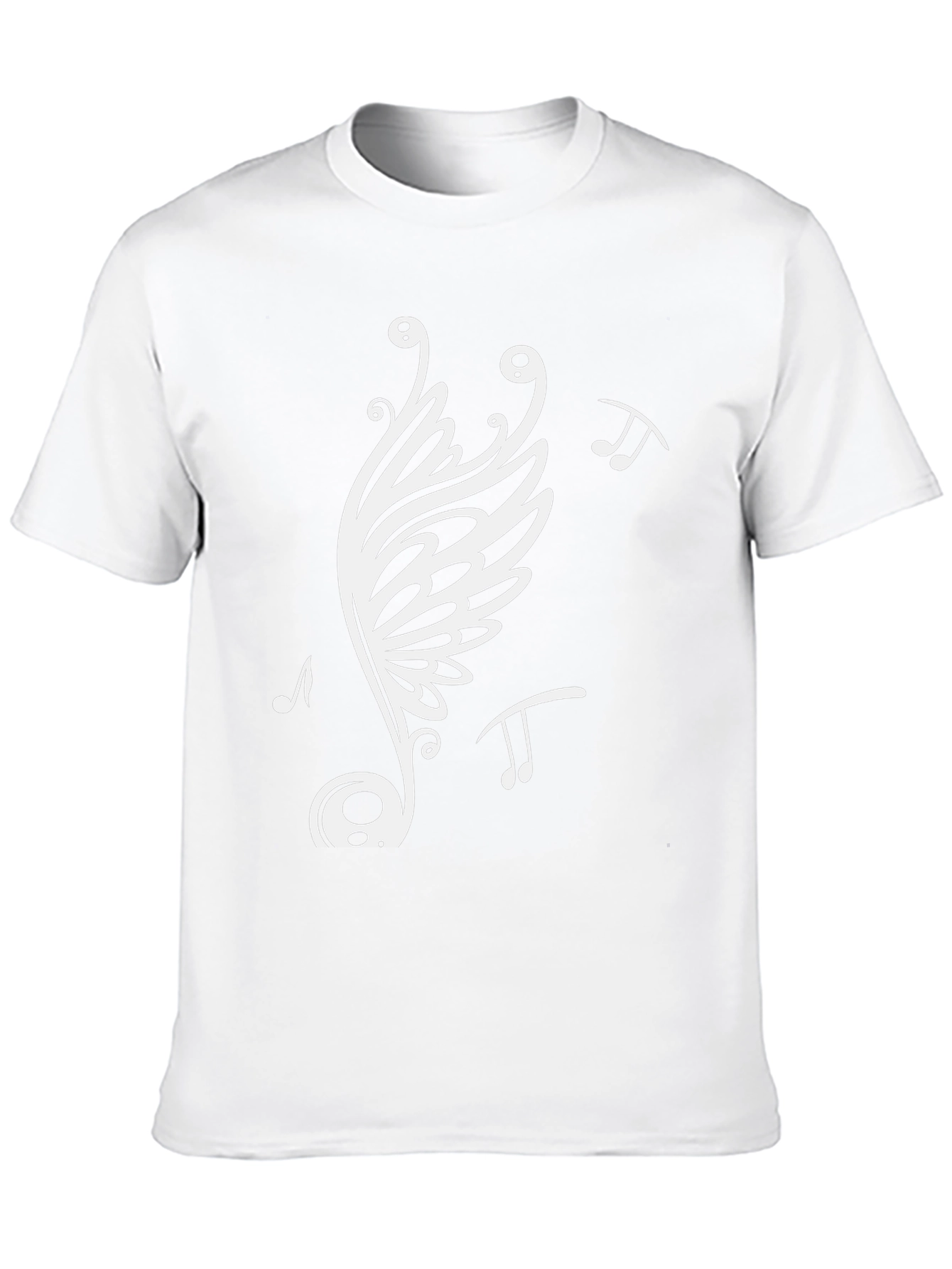 Music Note Butterfly Graphic Tee