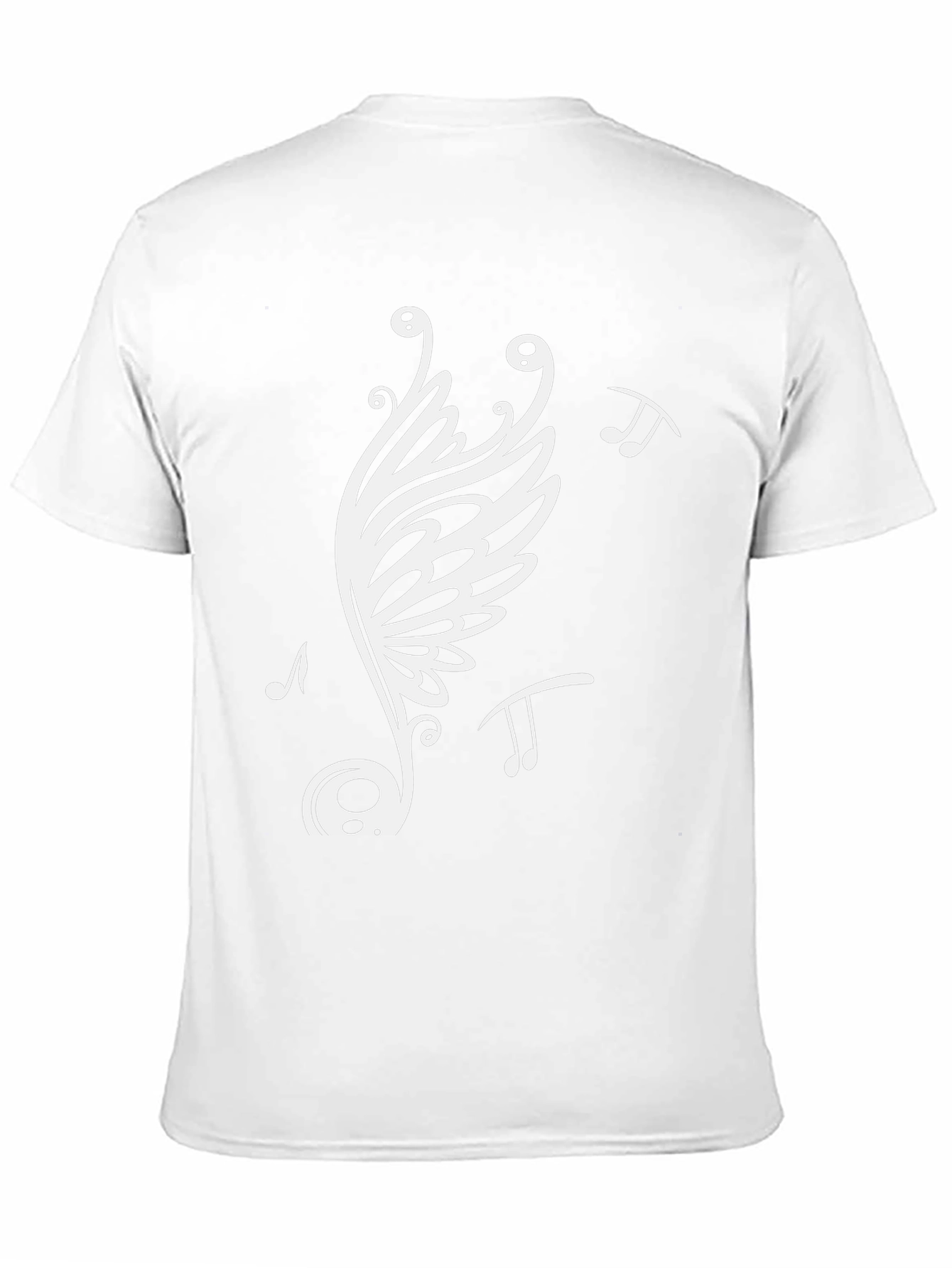 Music Note Butterfly Graphic Tee