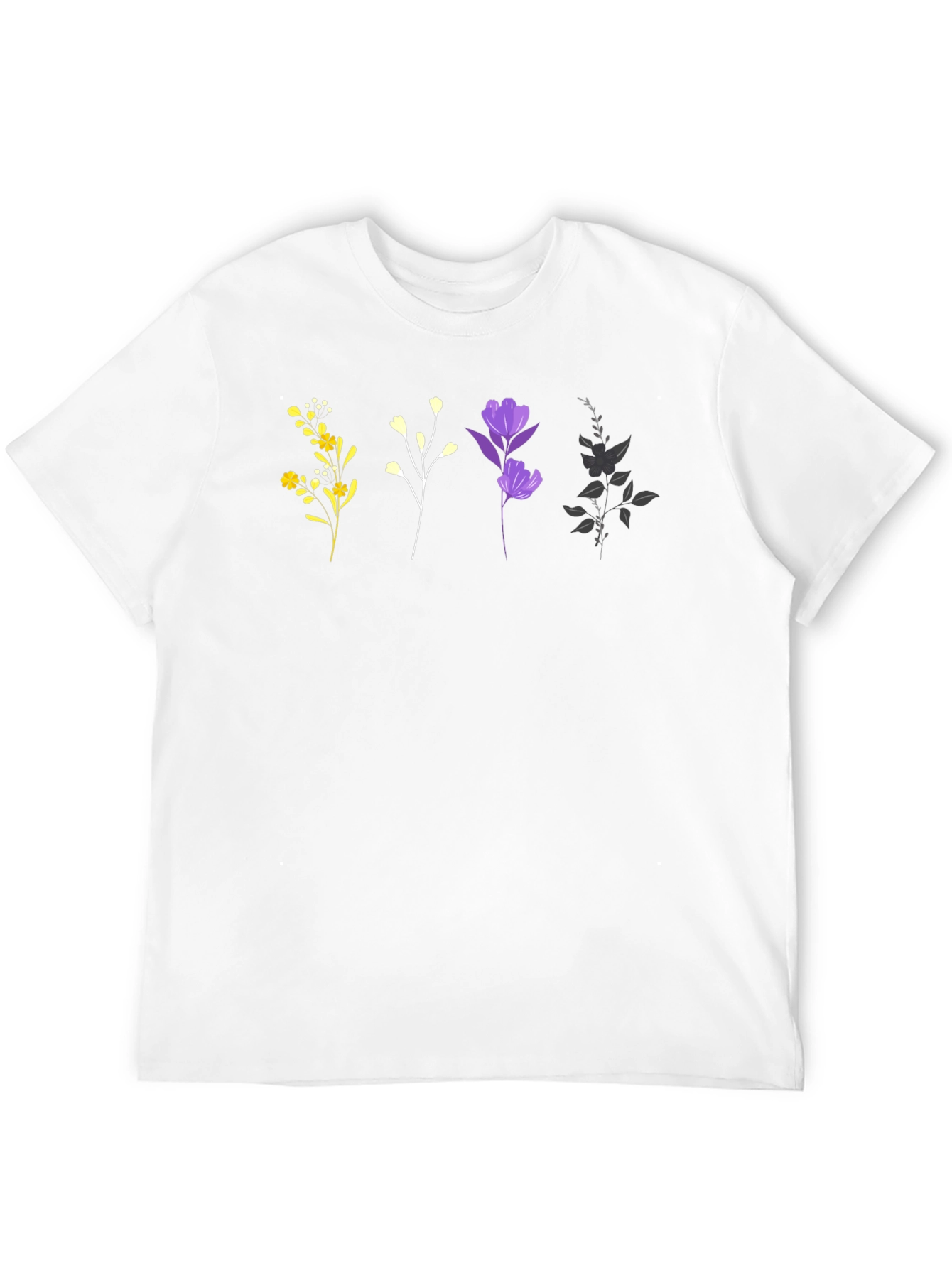 Floral Print T-Shirt - Stylish Everyday Wear