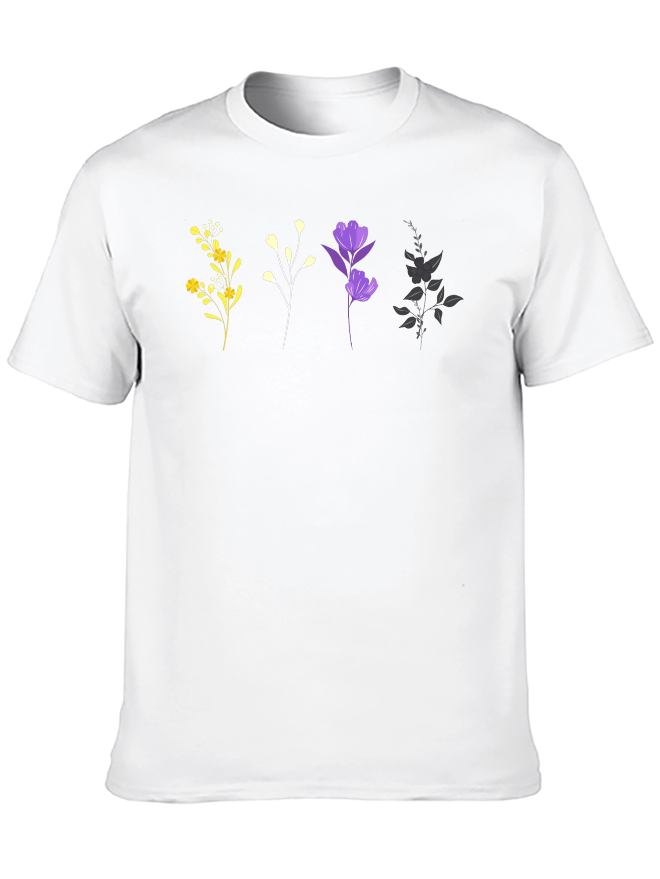 Floral Print T-Shirt - Stylish Everyday Wear