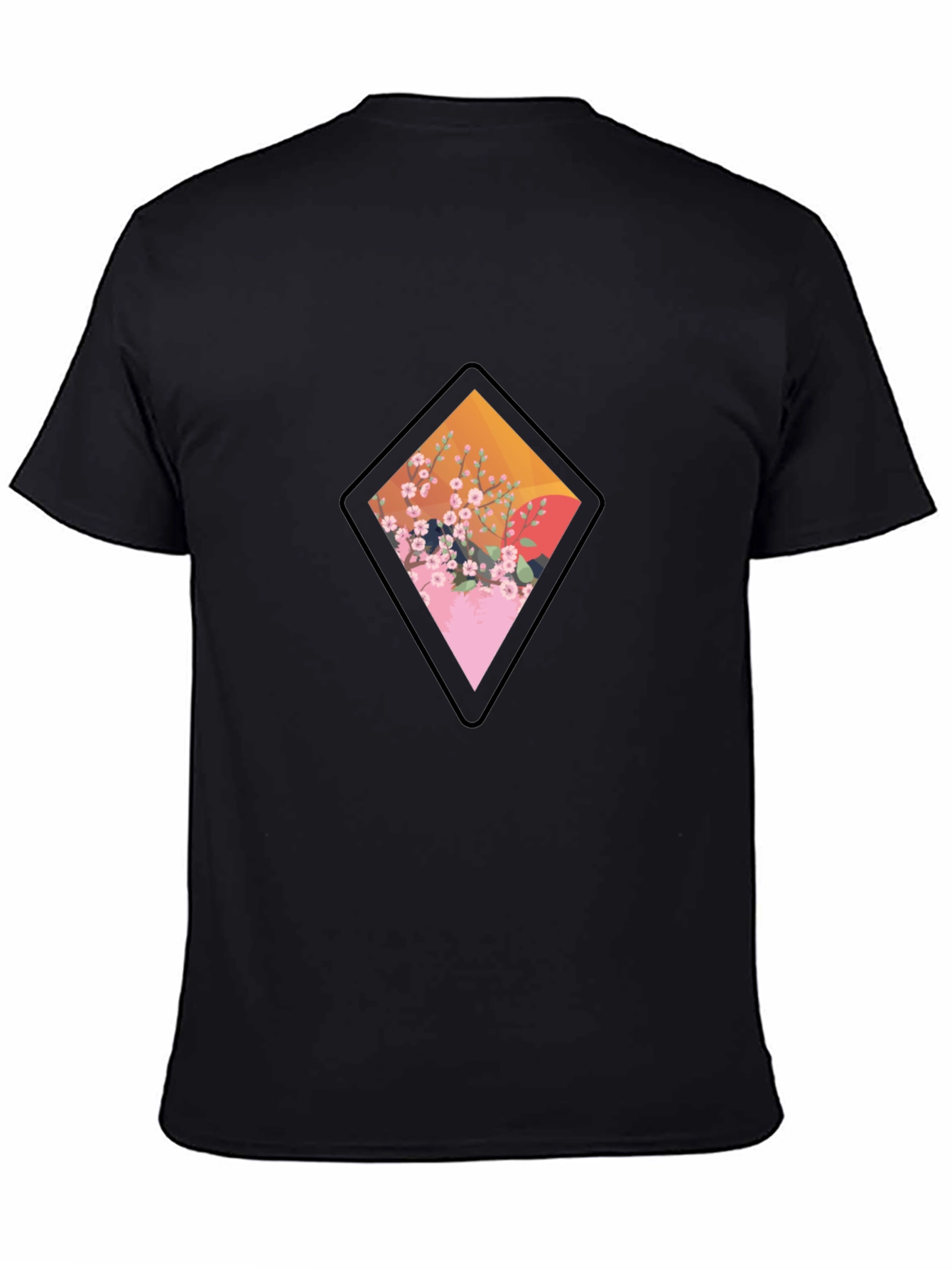 Diamond Floral Graphic Tee