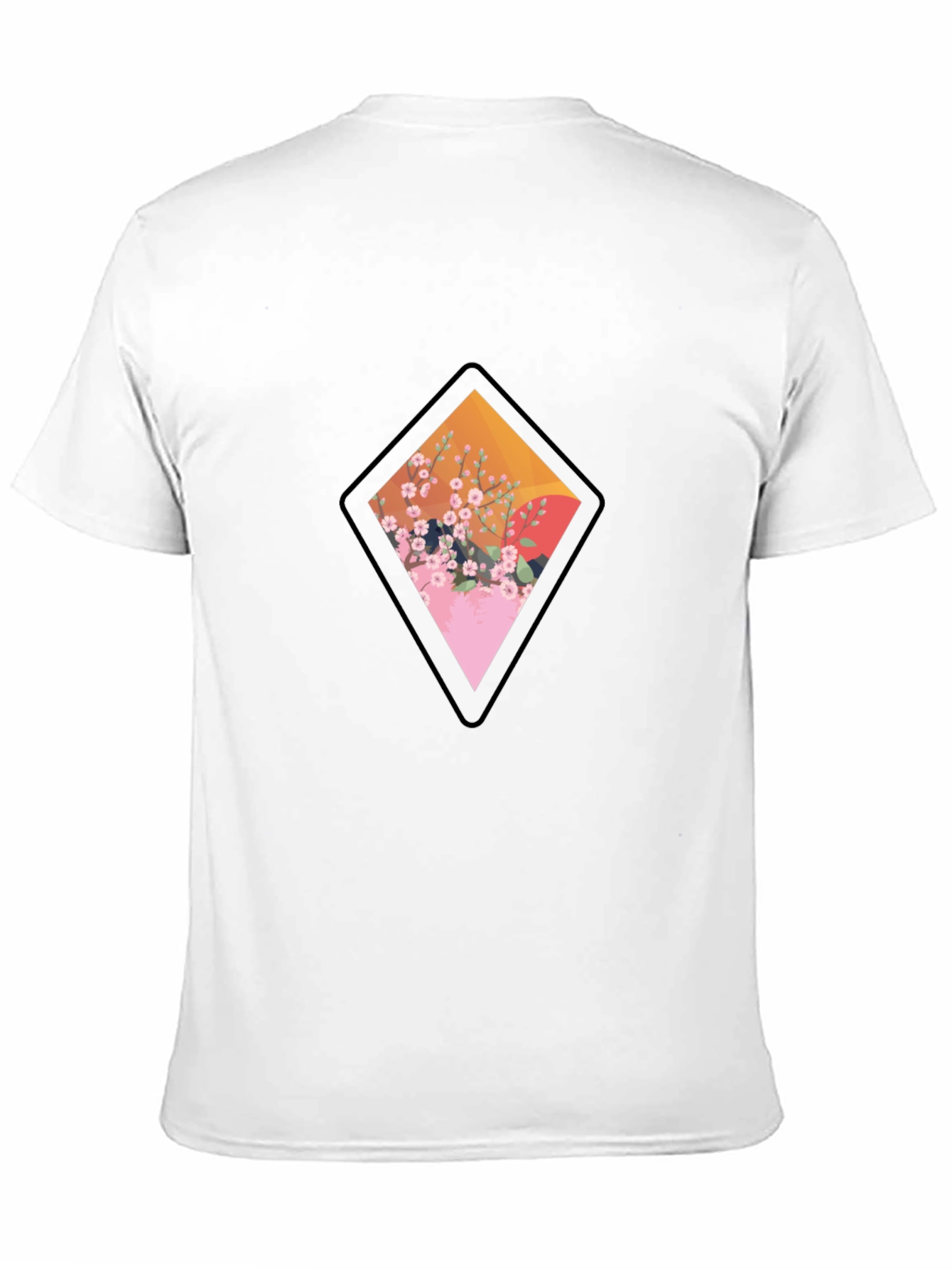 Diamond Floral Graphic Tee