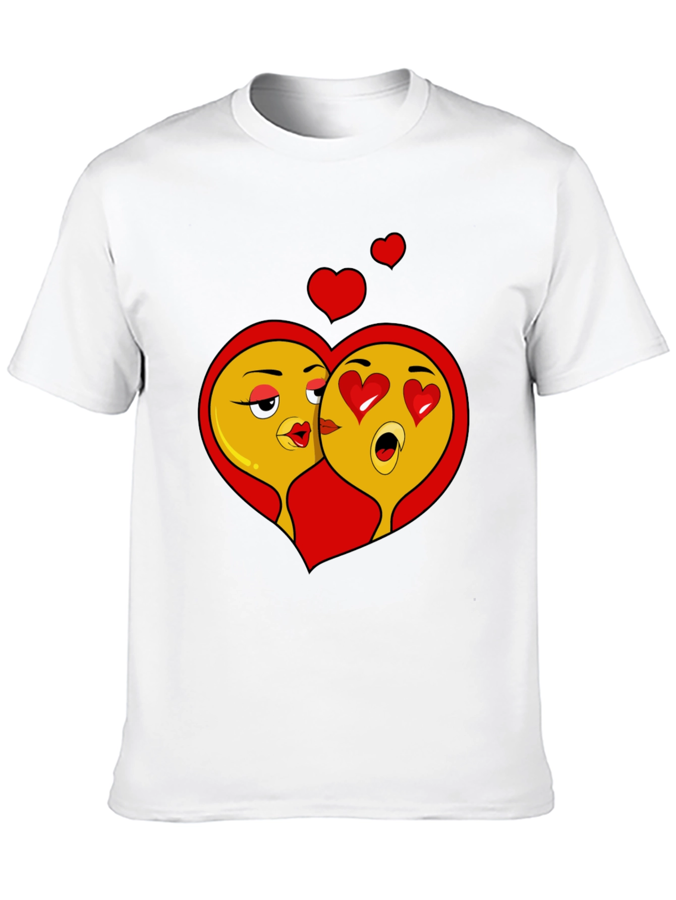 Emoji Love Black T-Shirt